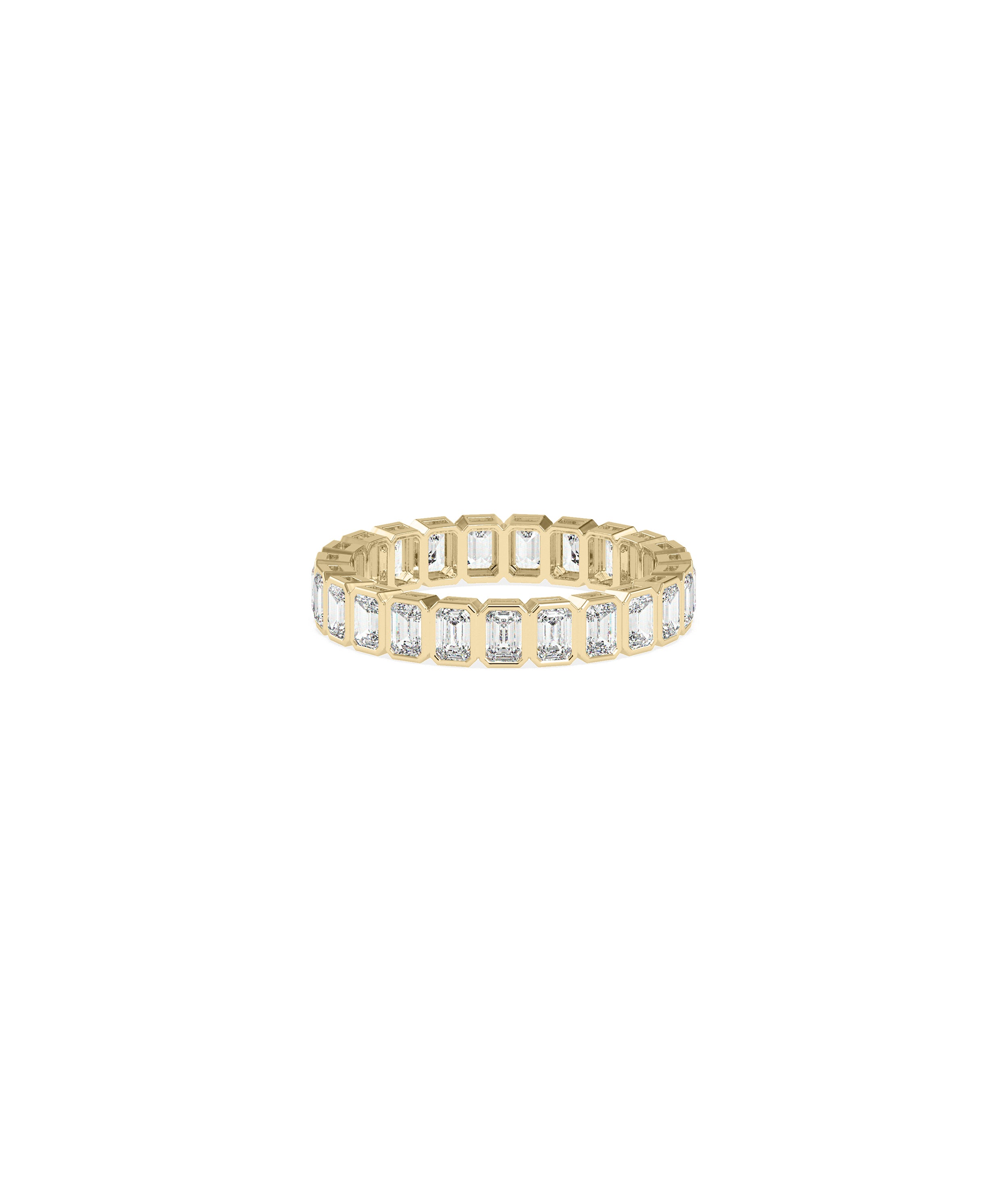 Emerald Cut Diamond Eternity Band Ring