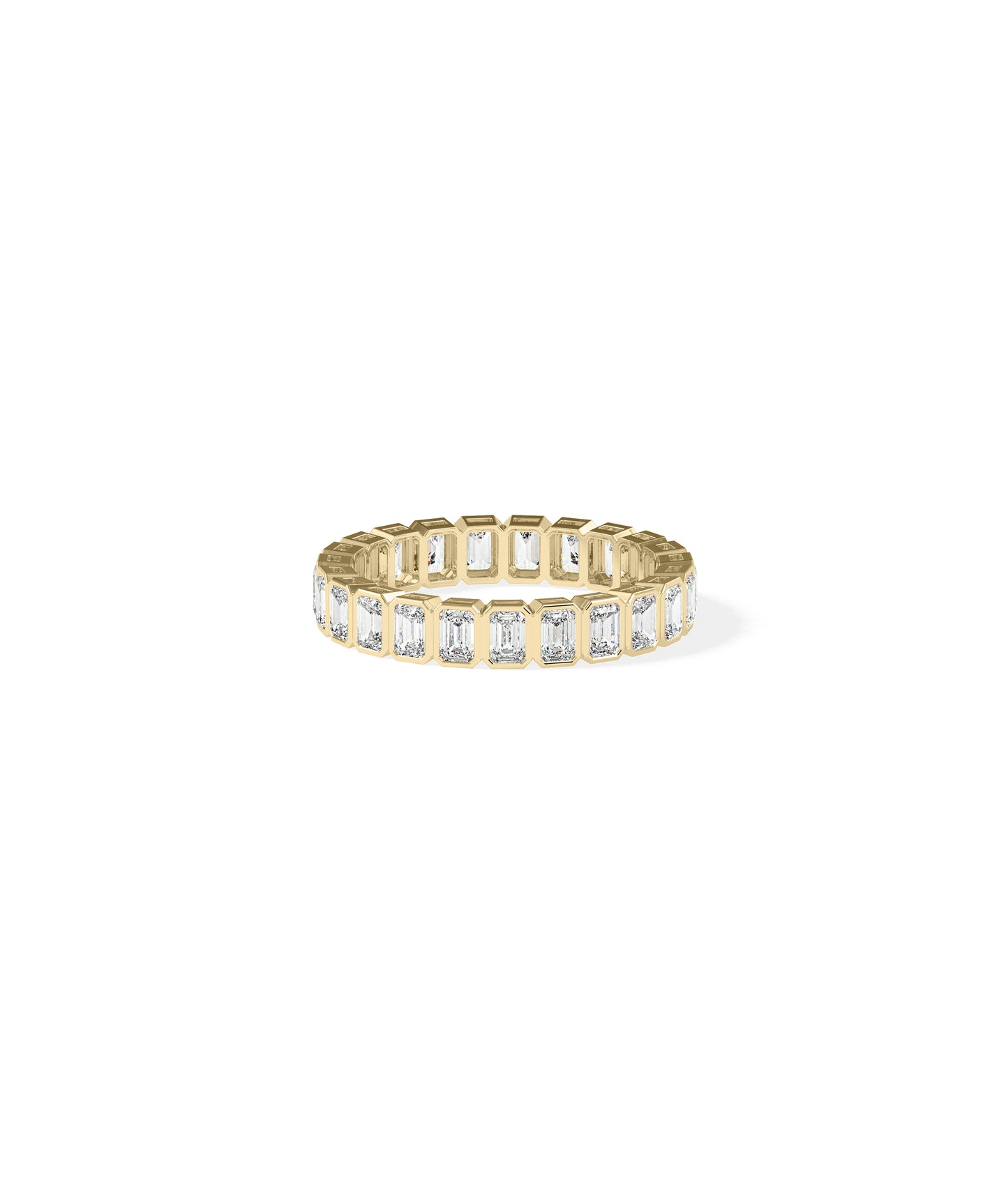 Emerald Cut Diamond Eternity Band Ring