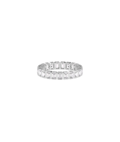 Emerald Cut Diamond Eternity Band Ring