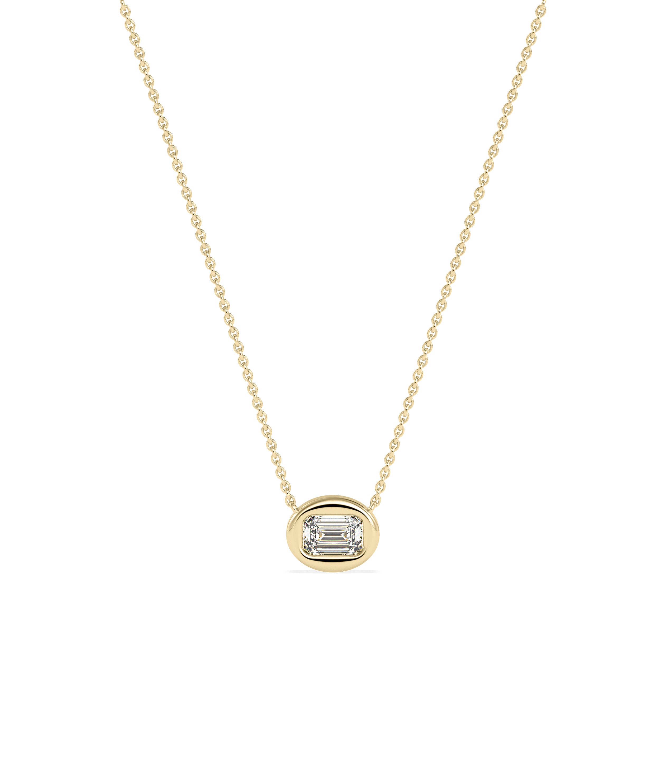 Diamond Bubble Solitaire Necklace | Everyday Jewelry