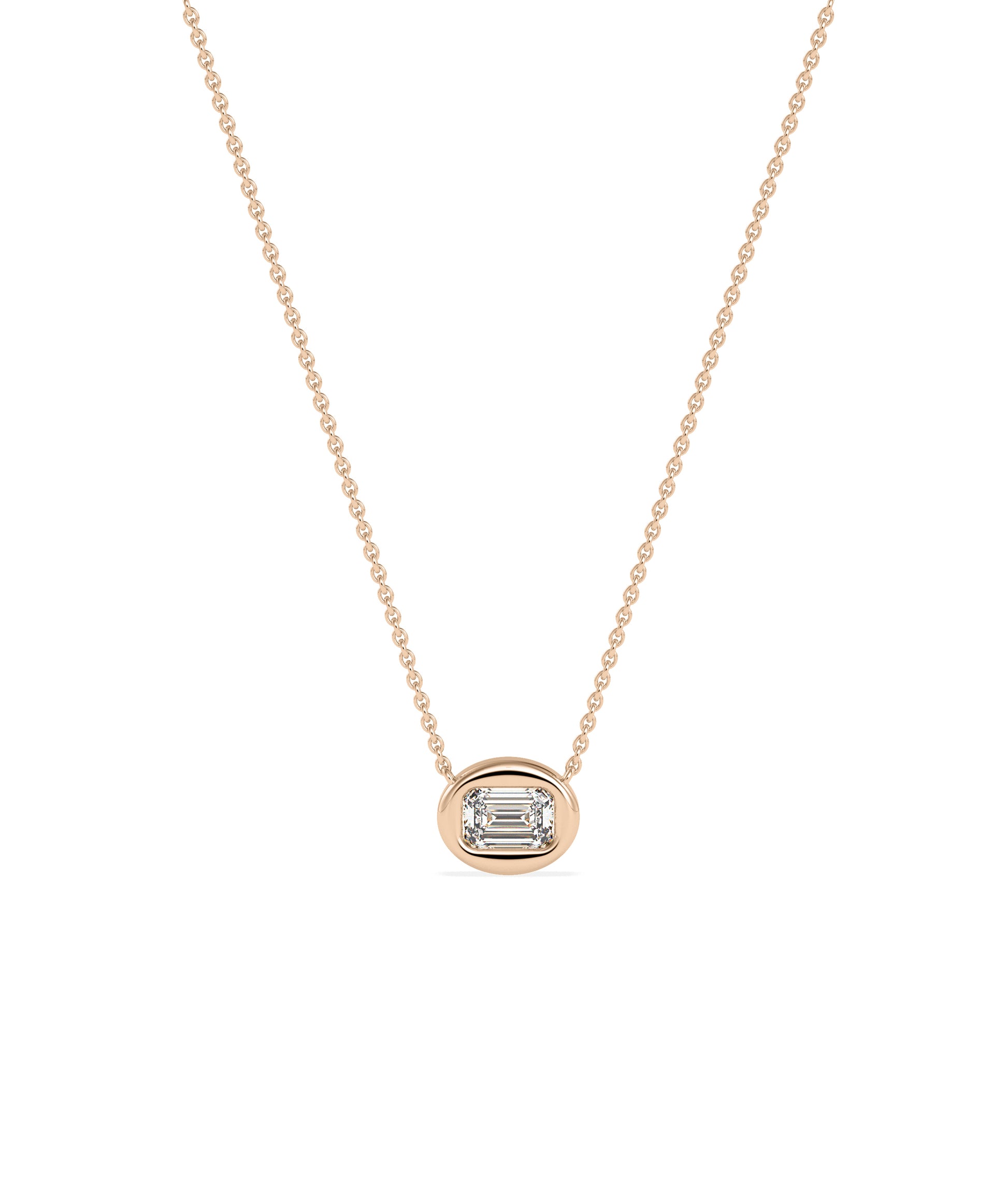 Diamond Bubble Solitaire Necklace | Everyday Jewelry