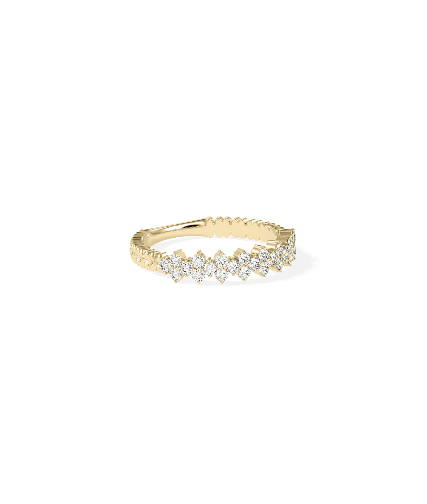 Diamond Cluster Band Ring