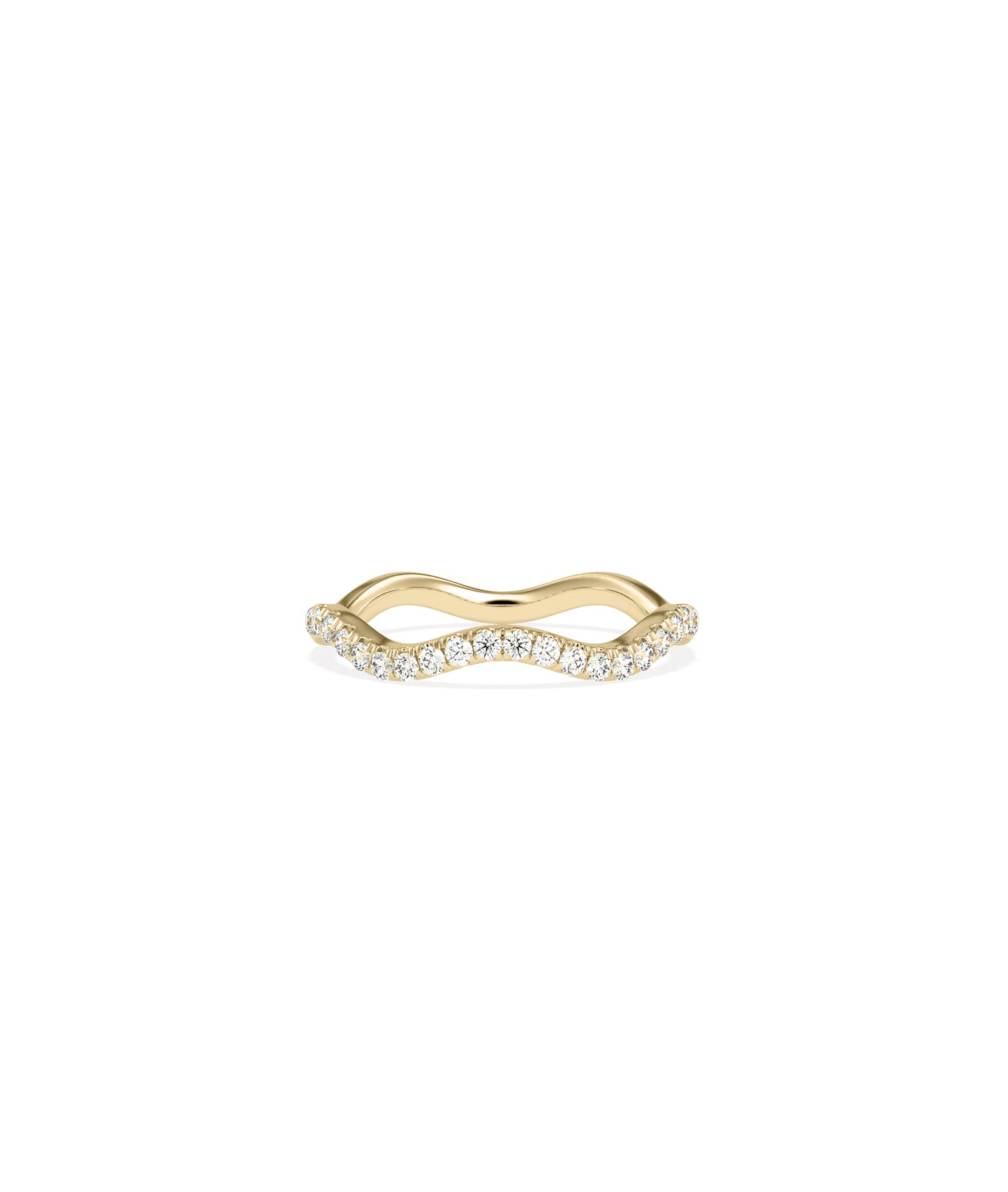 Diamond Swirl Eternity Ring | Elegant Everyday Jewelry