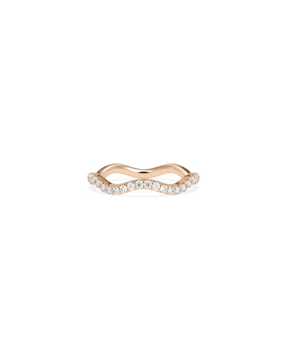 Diamond Swirl Eternity Ring