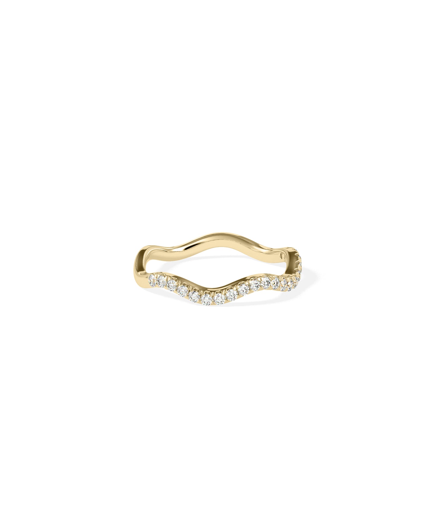 Diamond Swirl Eternity Ring | Elegant Everyday Jewelry