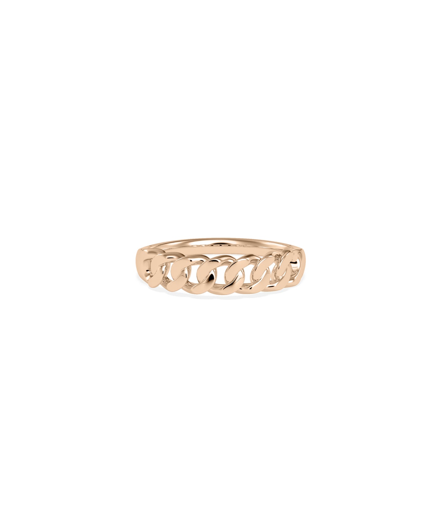 Gold Curb Link Ring