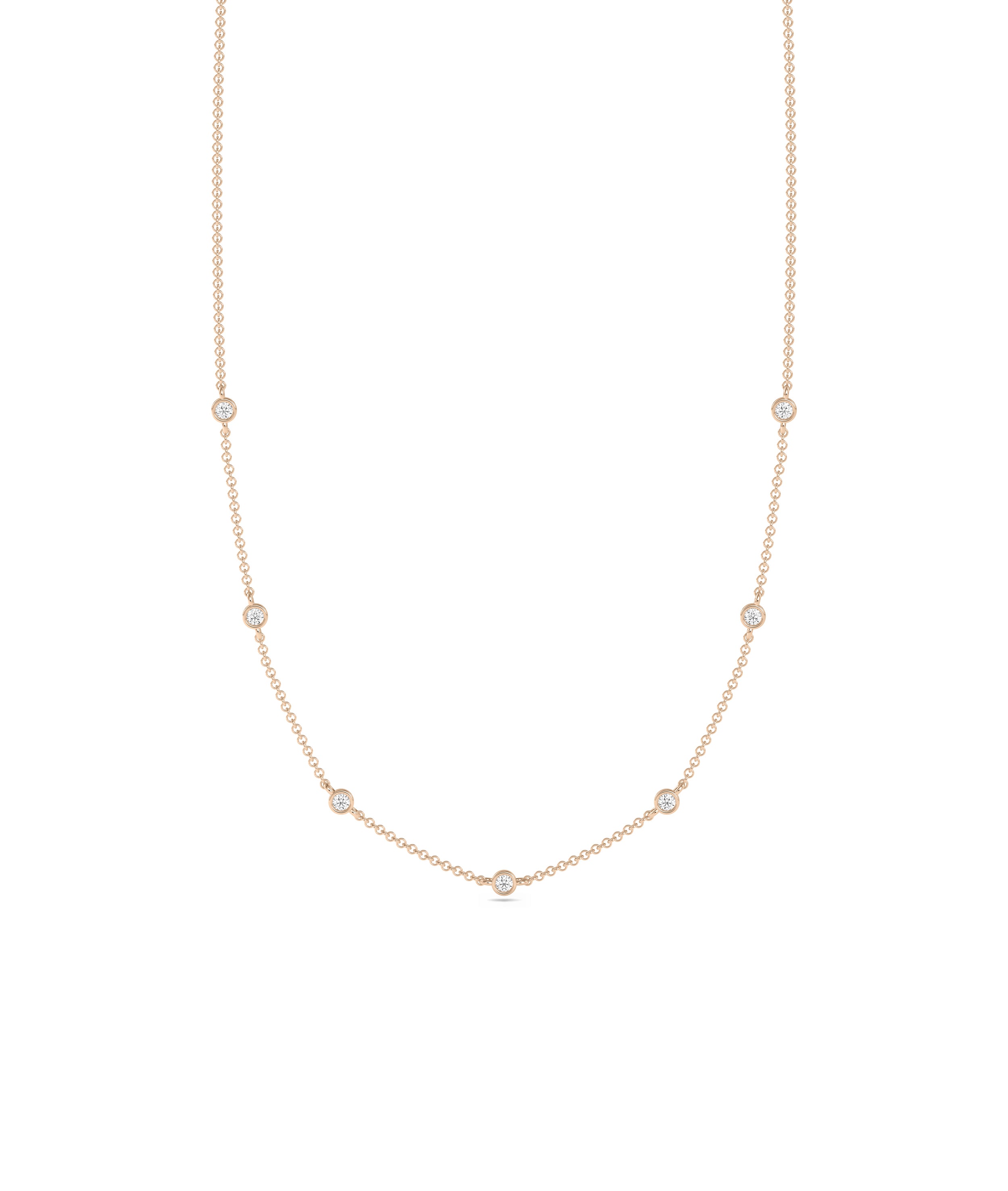 Diamond Station Necklace