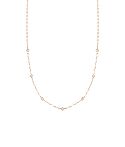 Diamond Station Necklace