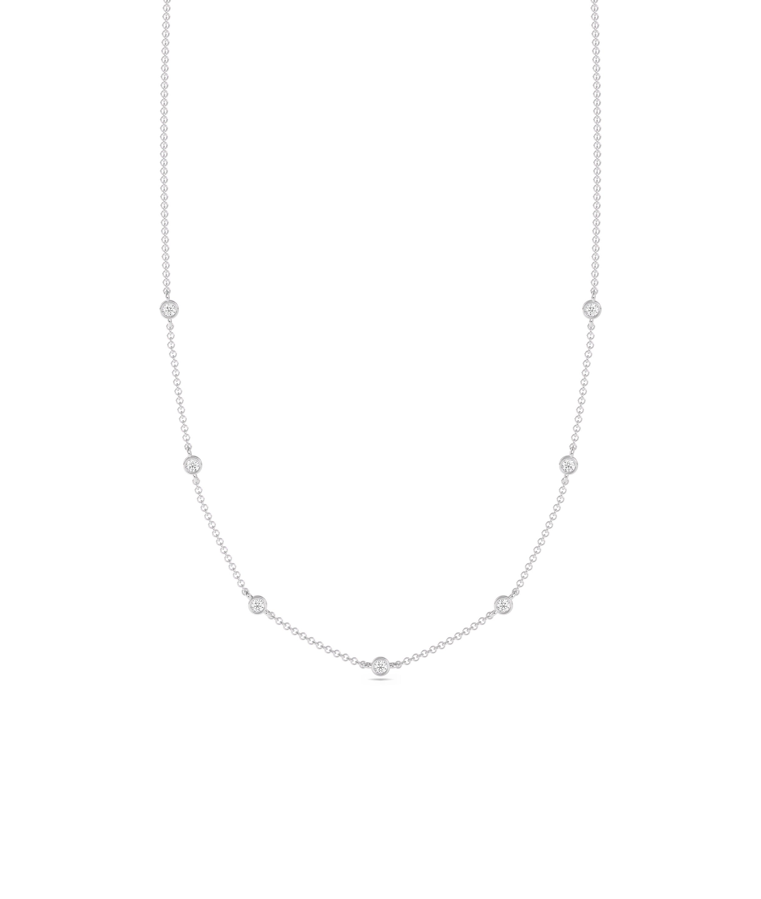 Diamond Station Necklace