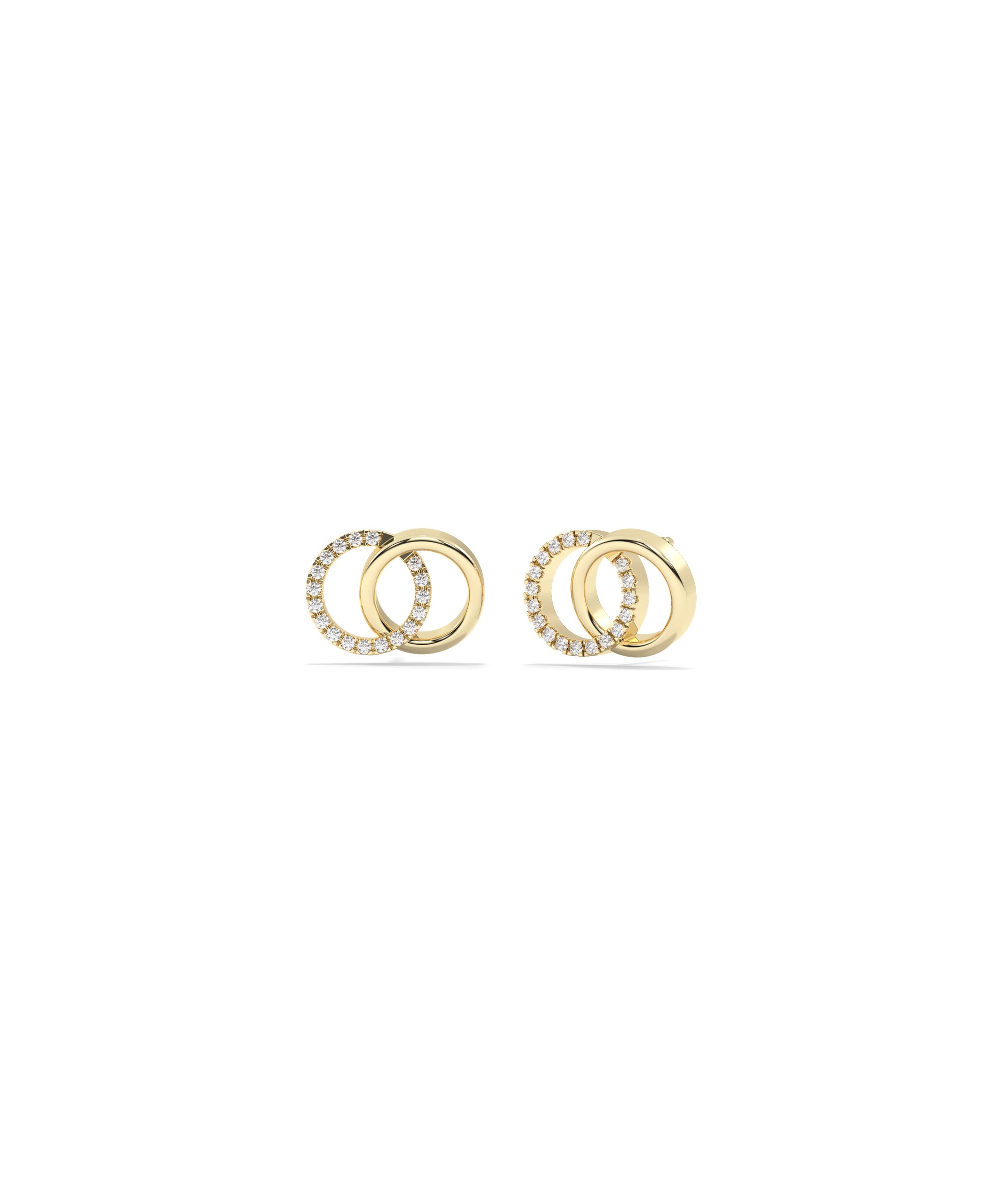 Diamond Circle Earrings: Everyday Jewelry