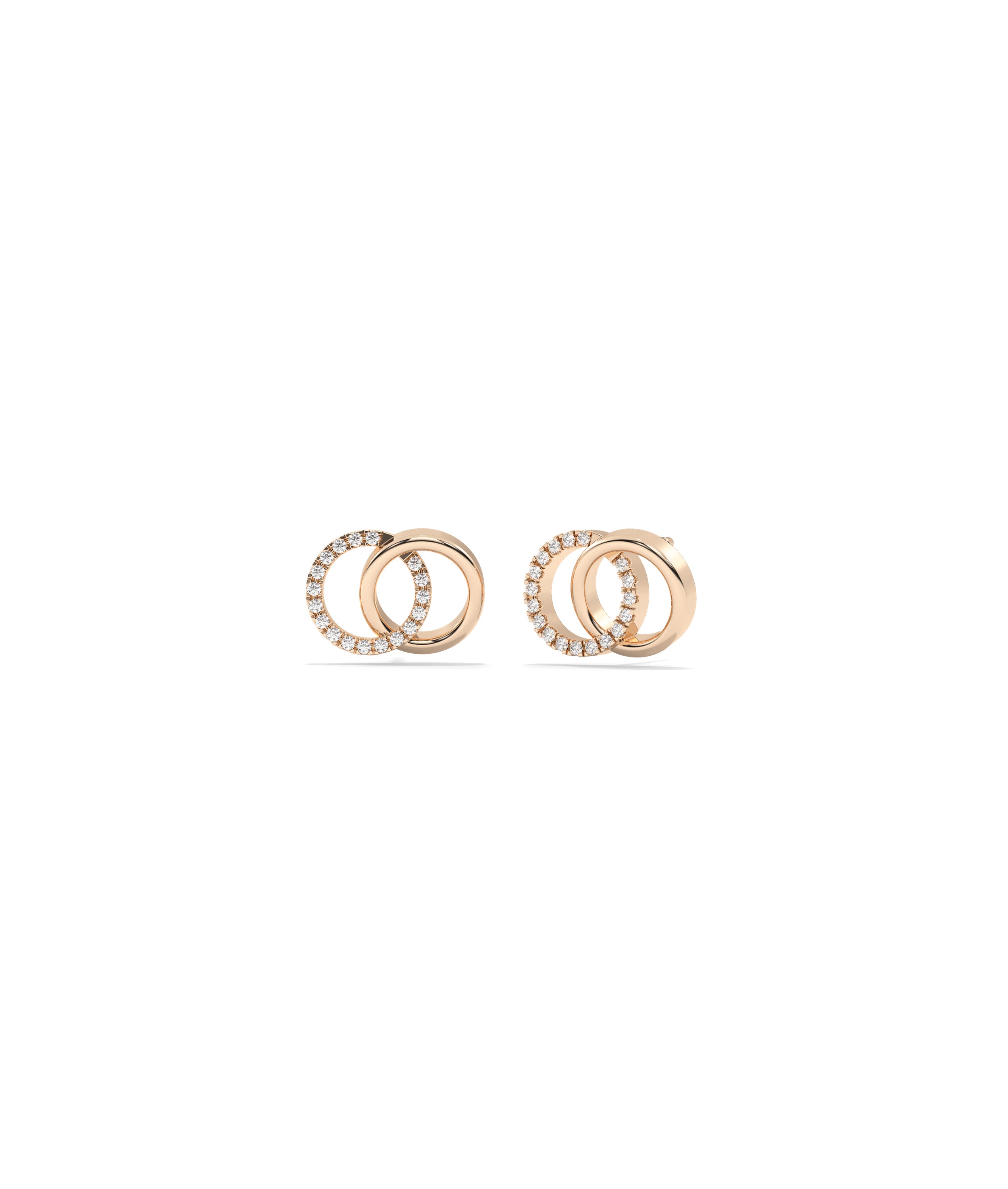 Diamond Circle Earring