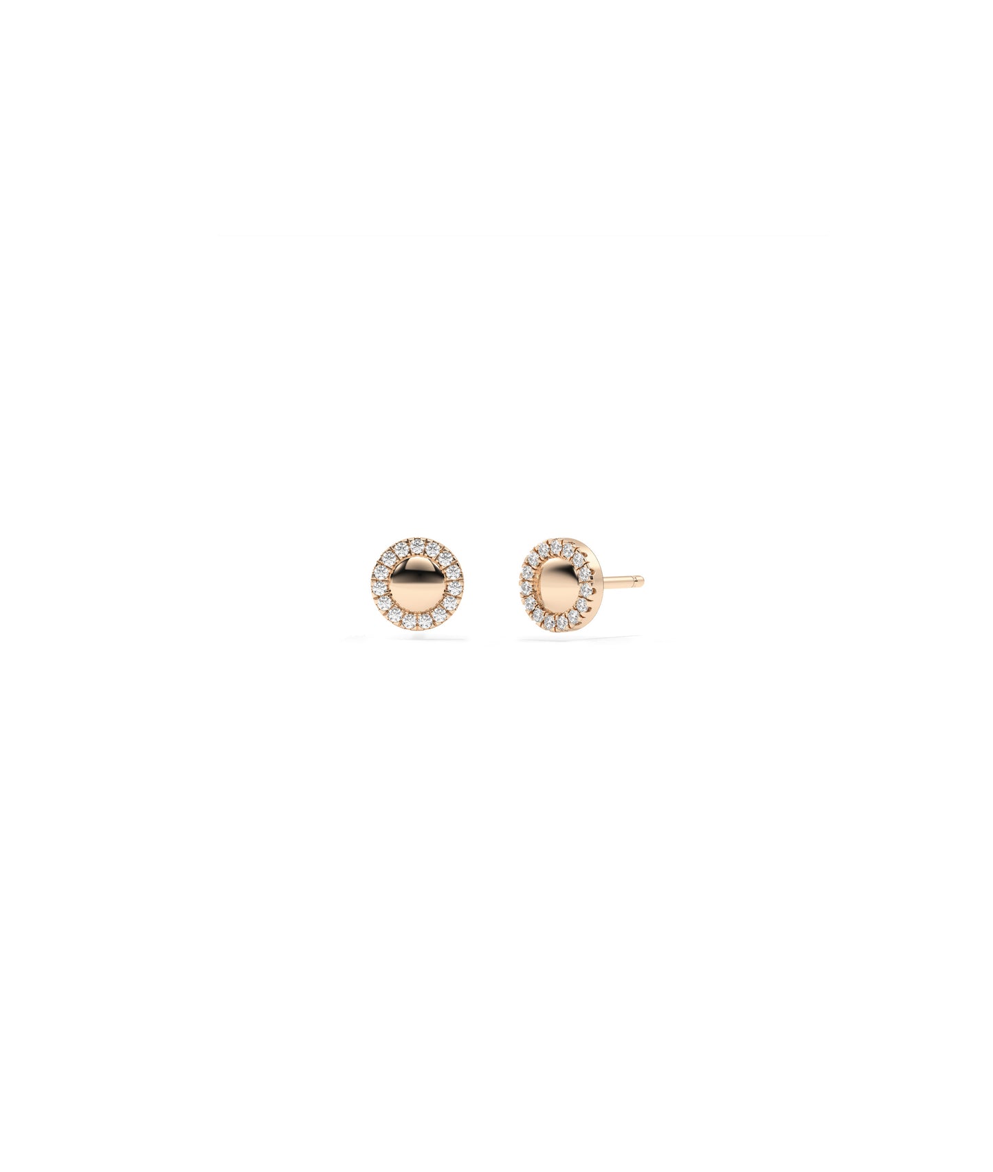 Diamond Halo Stud Earrings | Perfect Everyday Jewelry