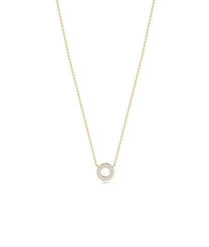 Diamond Circle Necklace | Diamond Necklace