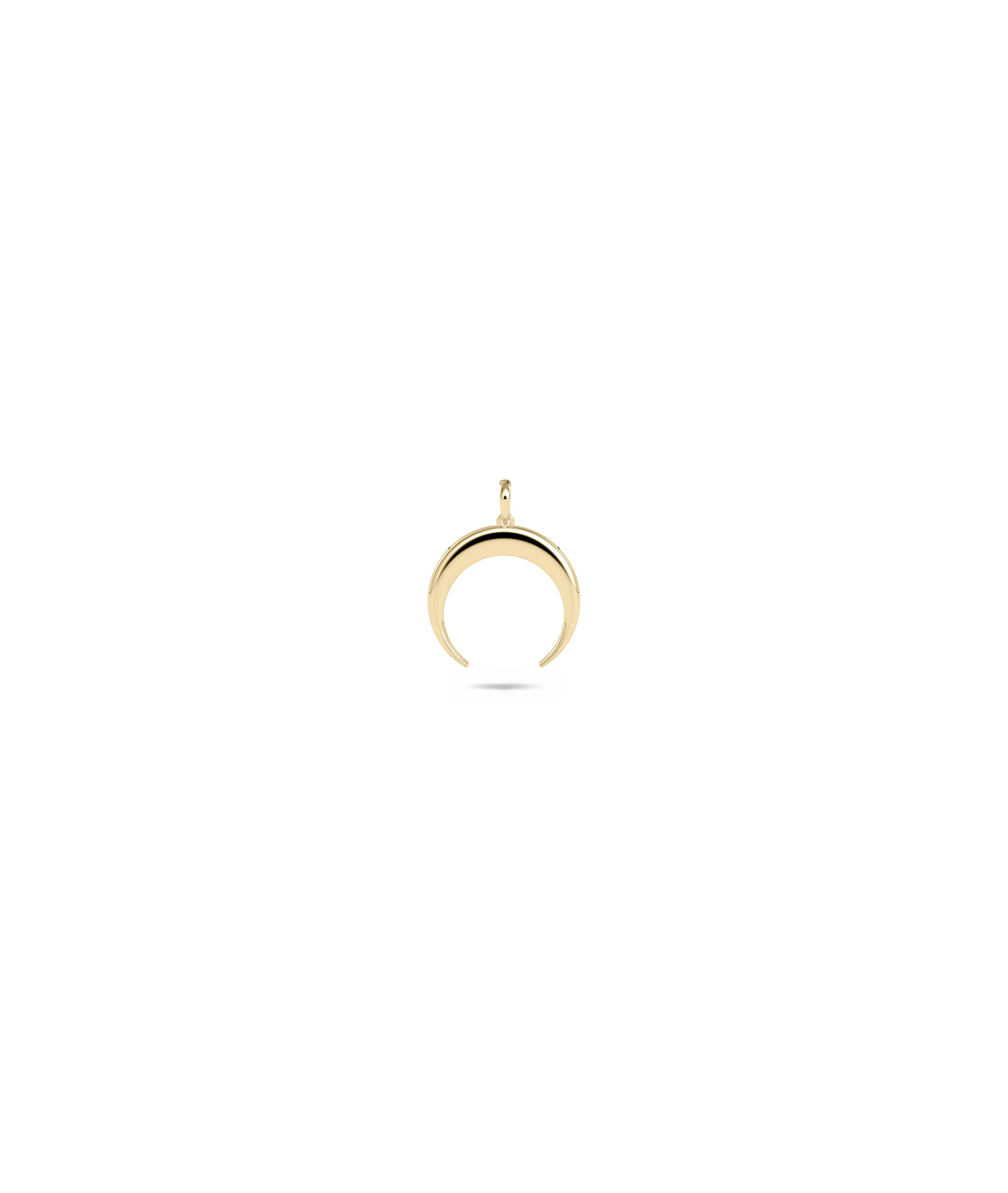 Gold Crescent Moon Charm