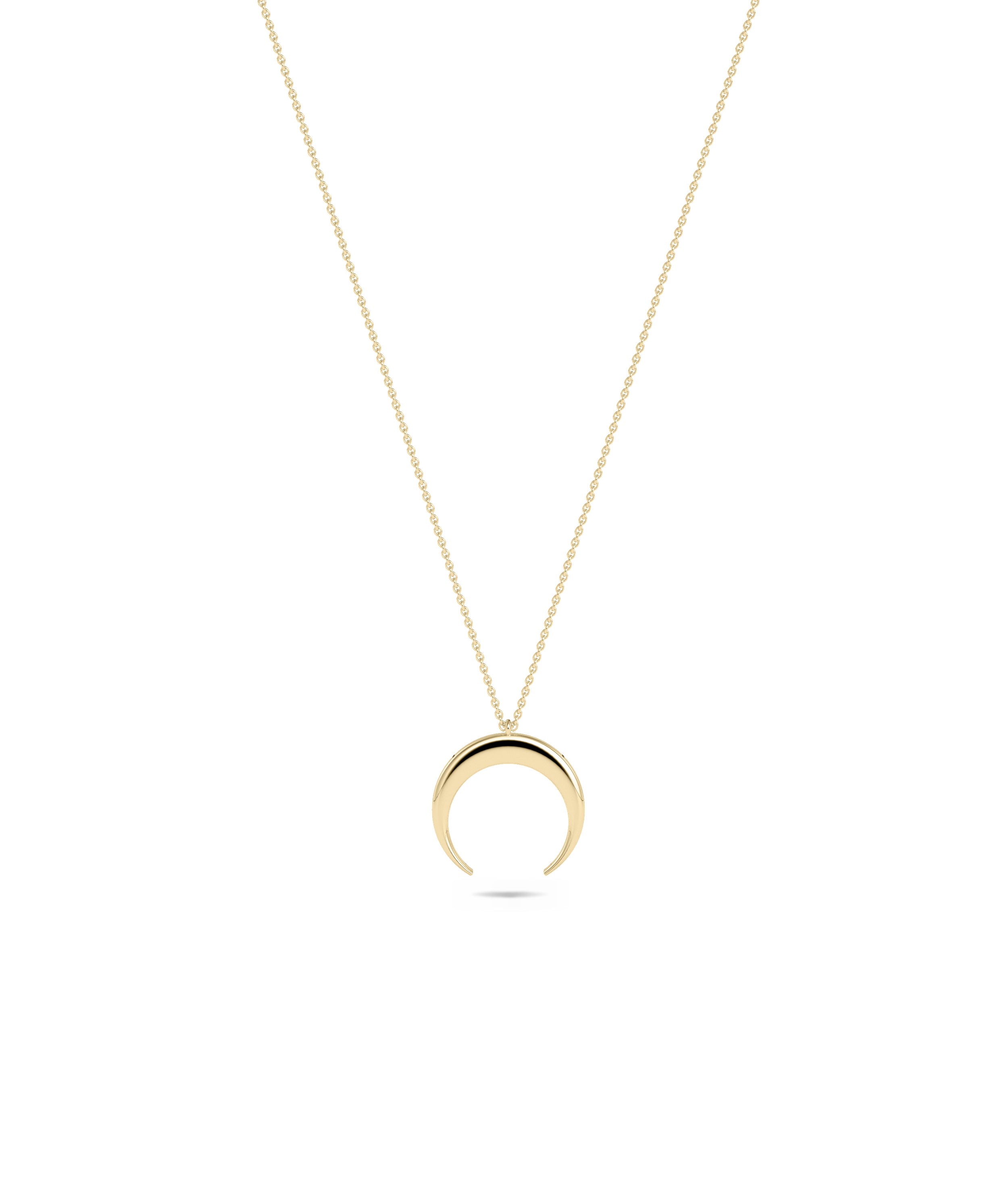 Gold Crescent Moon Charm - Perfect Everyday Jewelry