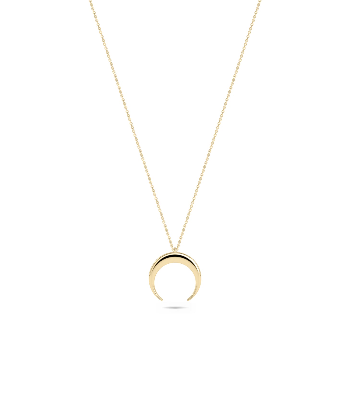 Gold Crescent Moon Charm - Perfect Everyday Jewelry