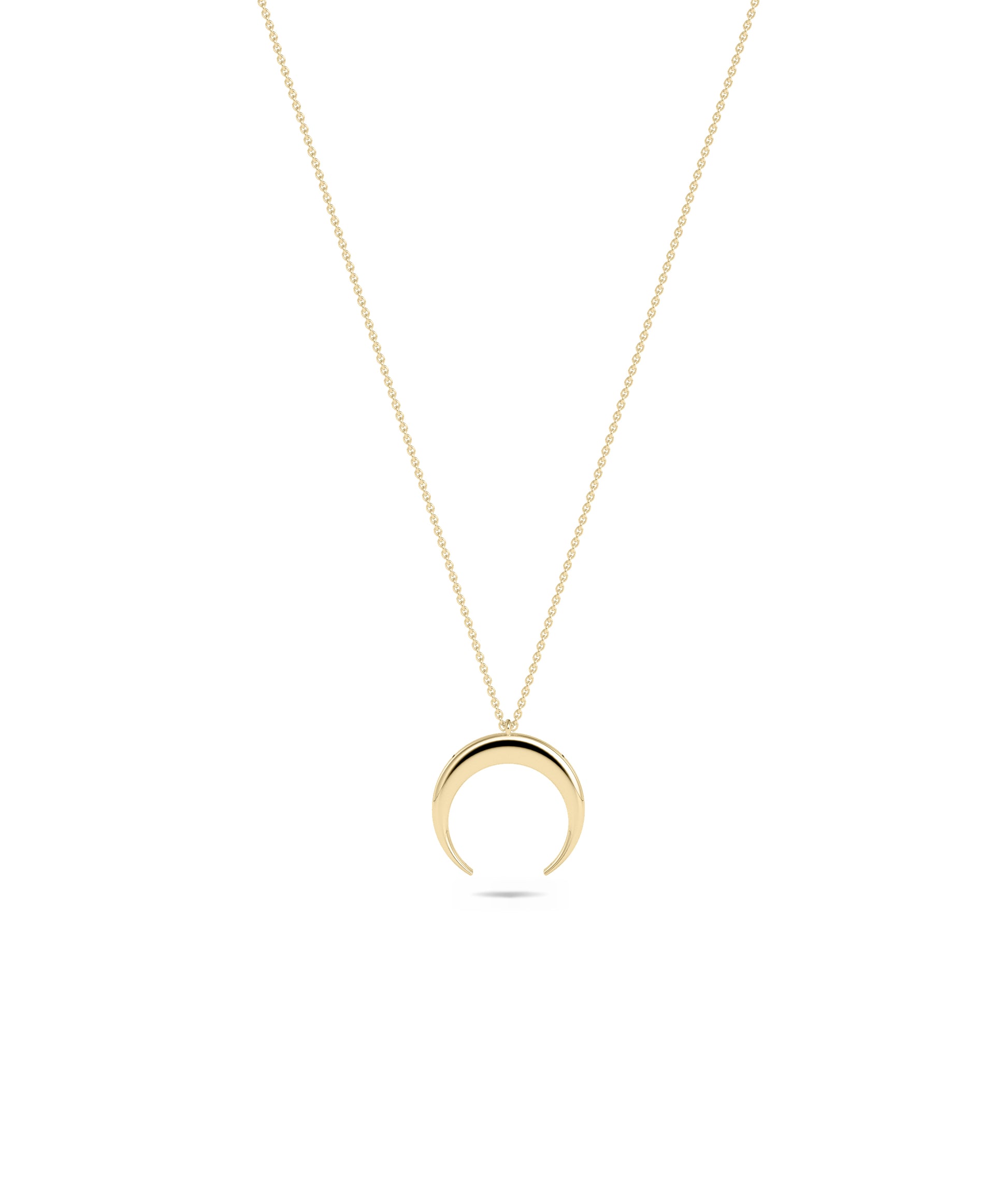 Gold Crescent Moon Charm - Perfect Everyday Jewelry