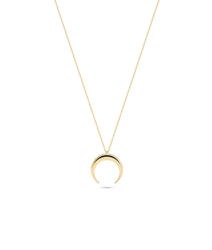 Gold Crescent Moon Charm - Perfect Everyday Jewelry