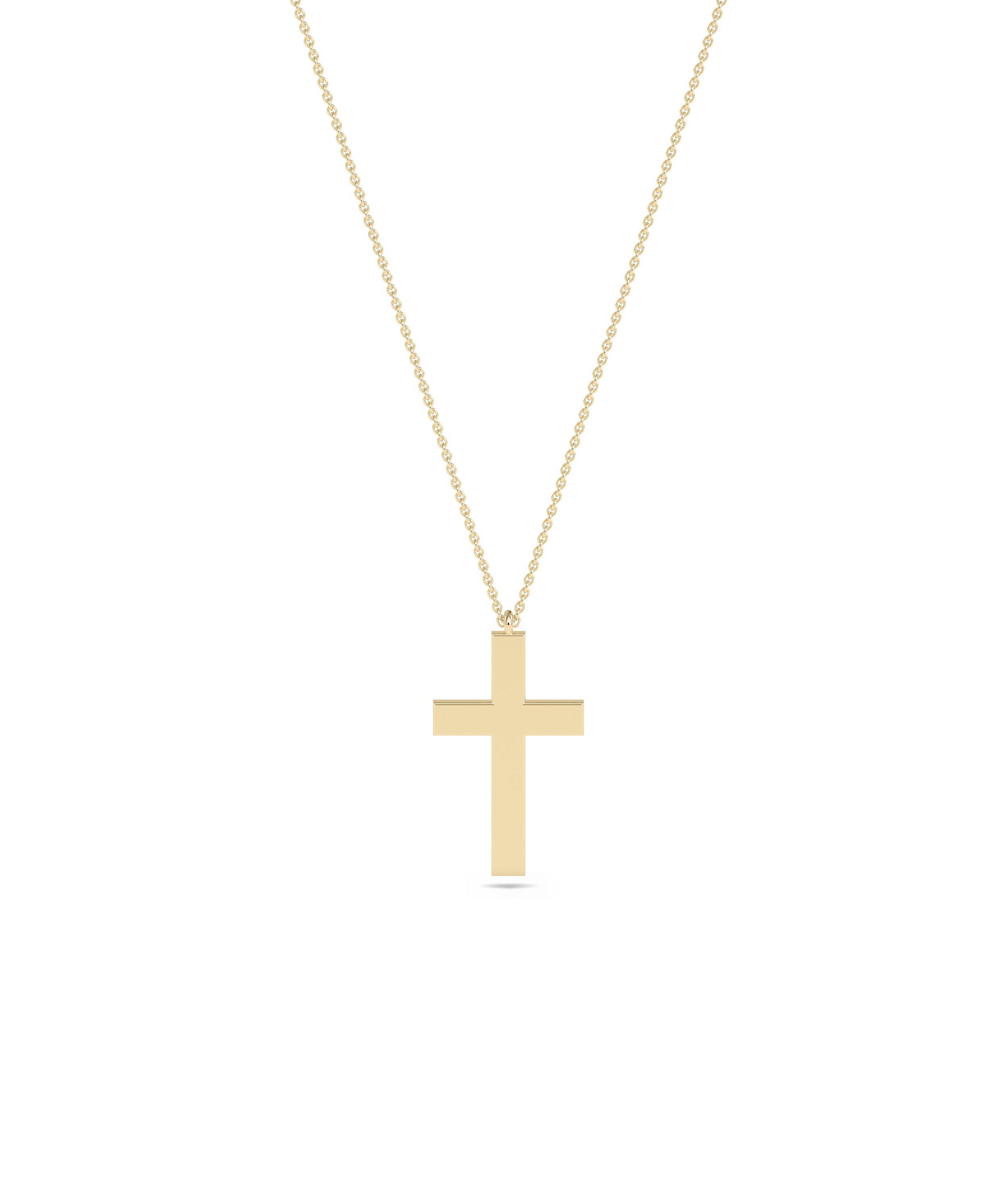 Gold Cross Charm - Perfect Everyday Jewelry