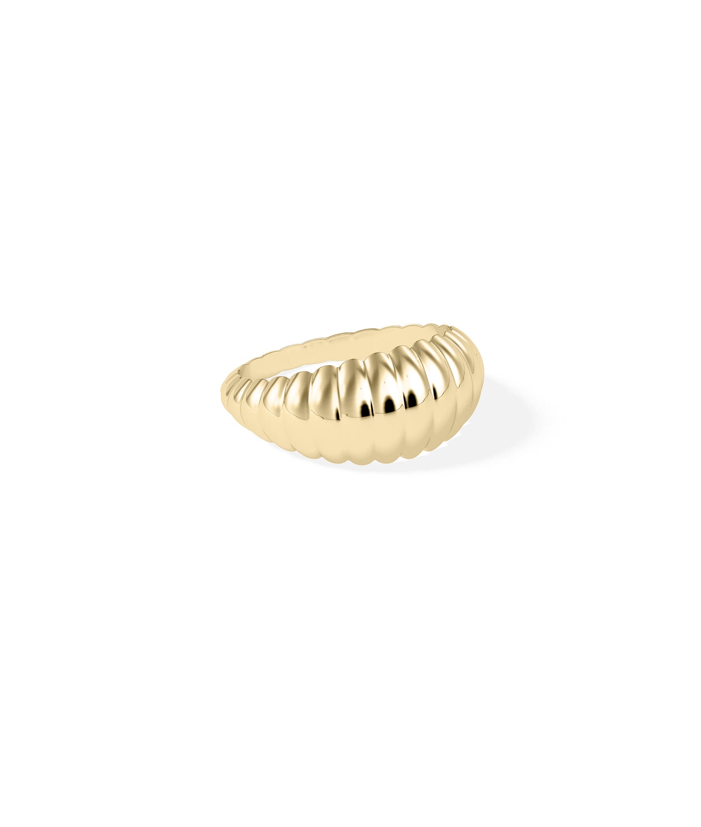 Groove Dome Band Ring | Diamond Band Ring For Everyday