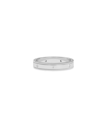 Diamond Eternity Station Band Ring | Diamond Band Rings For Women