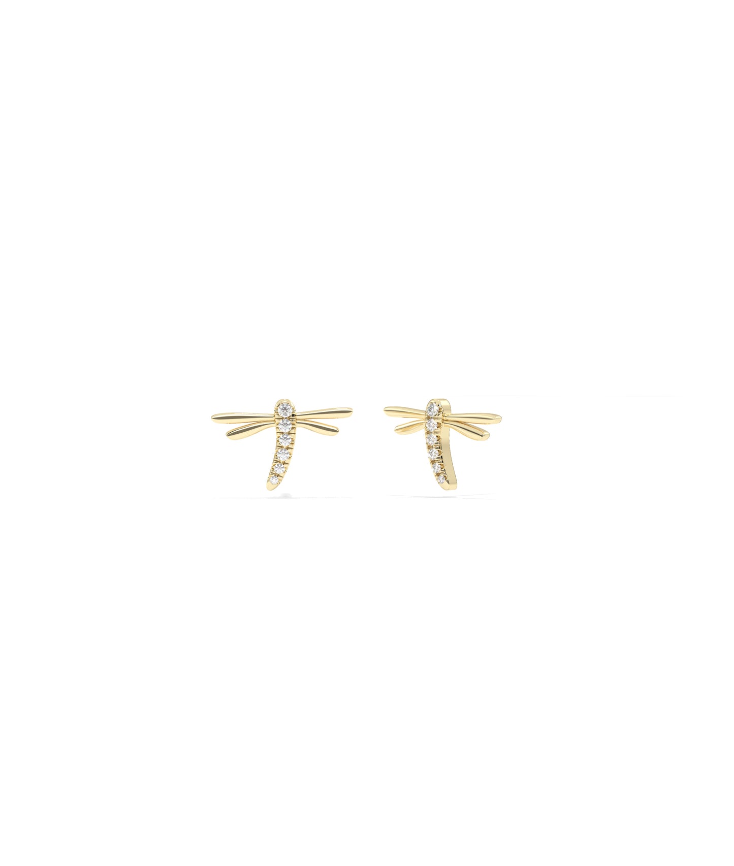 Diamond Fire Fly Stud Earrings | Diamond Earrings