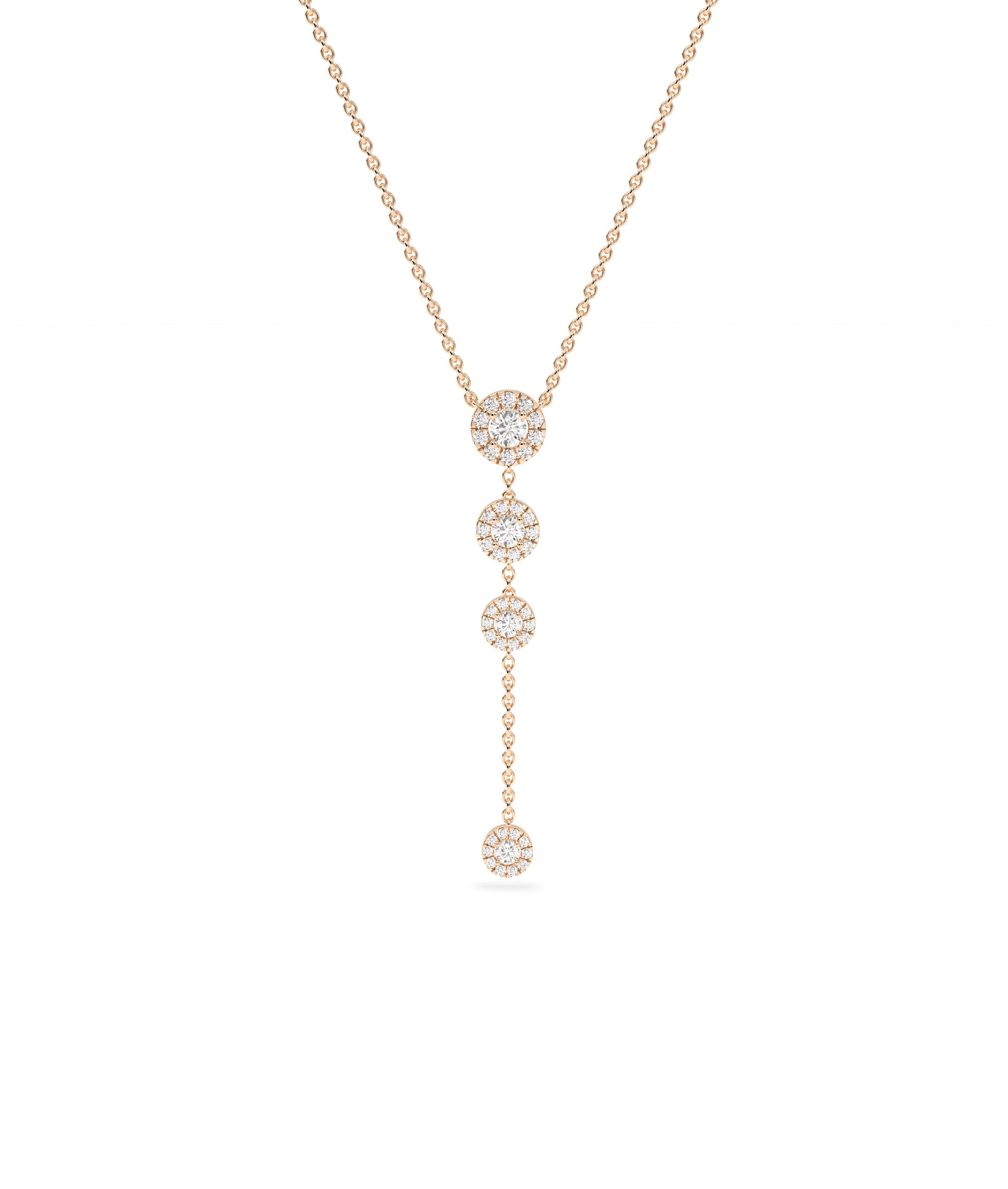 Diamond Dangle Necklace- diamond necklace