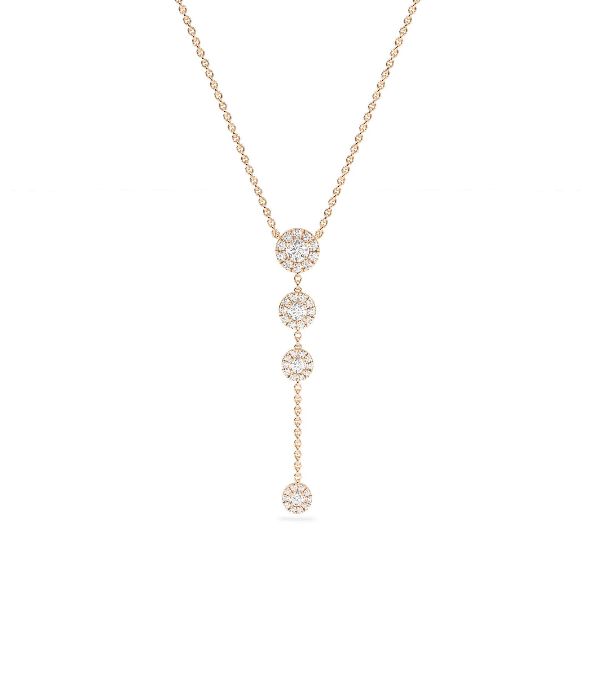 Diamond Dangle Necklace- diamond necklace