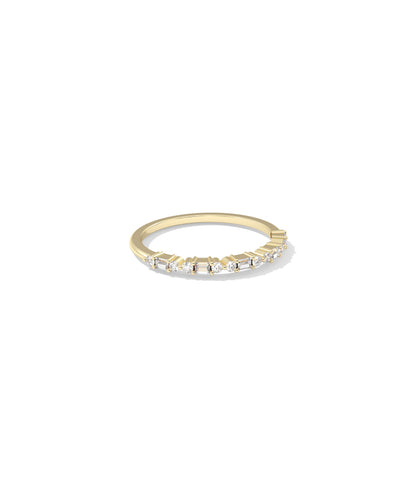 Diamond Baguette and Round Ring | Perfect Wedding Rings 