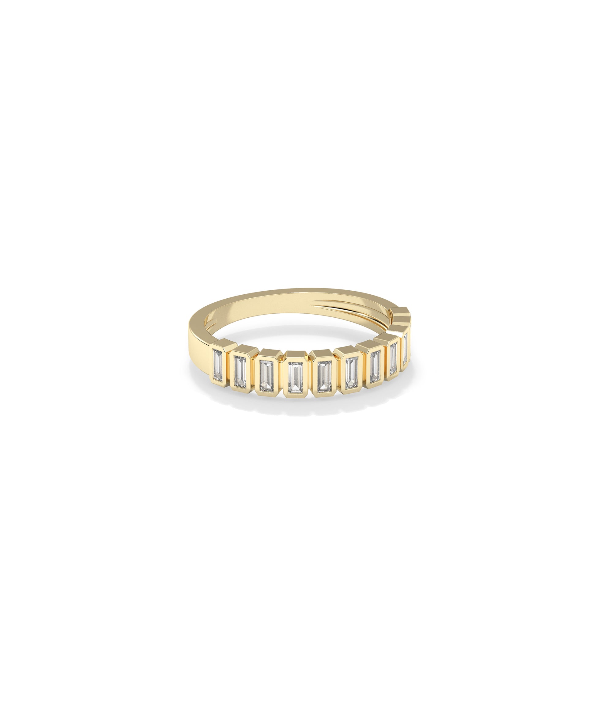 Diamond Baguette Band Ring | Everyday Jewelry For Women