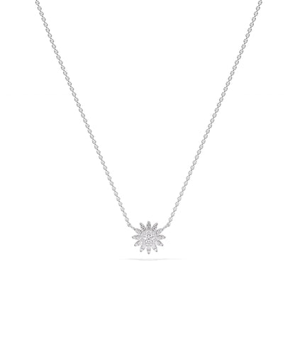 Diamond Flower Necklace