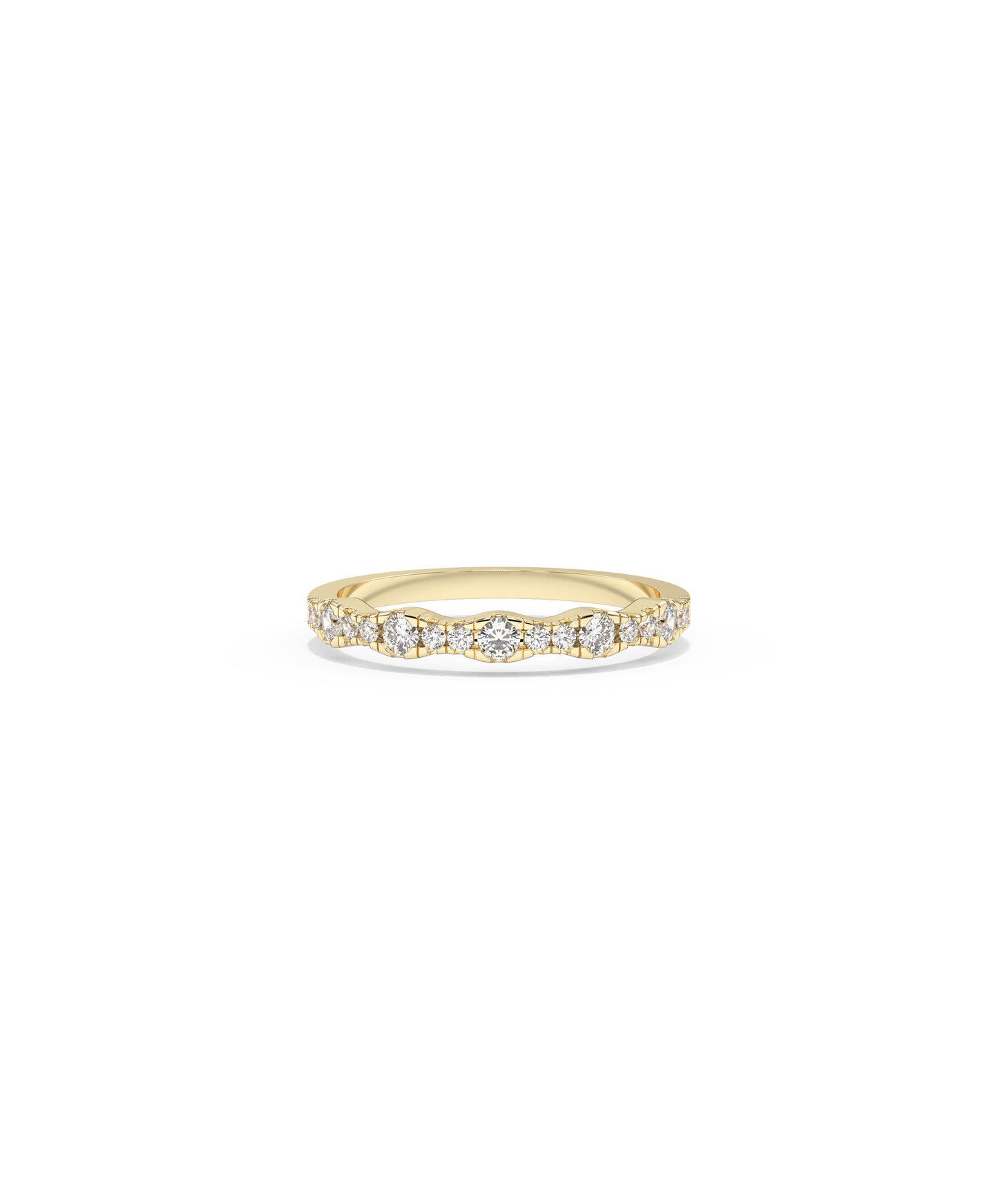 Graduating Diamond Band Ring | Diamond Band Rings 