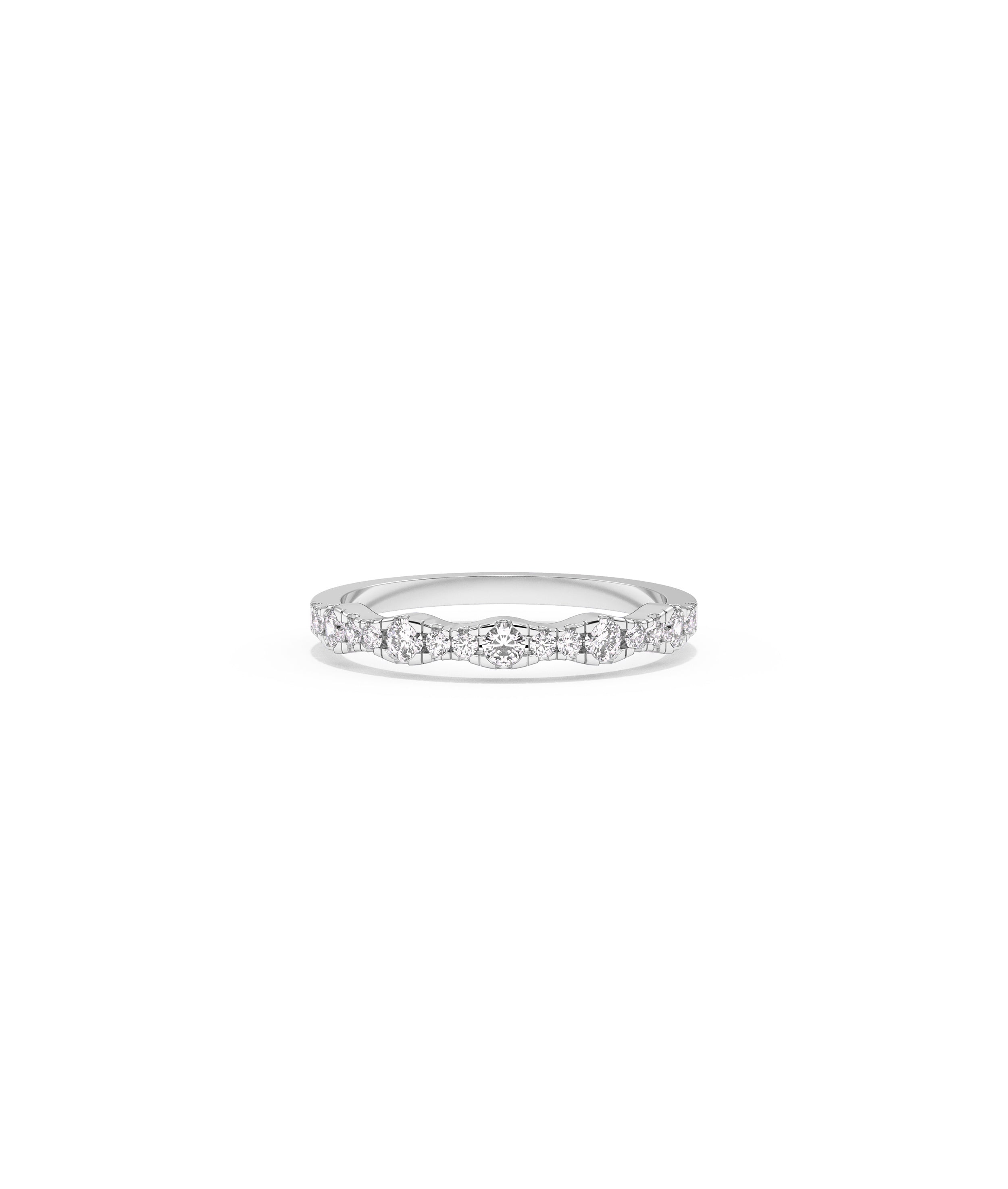 Graduating Diamond Band Ring | Diamond Band Rings 