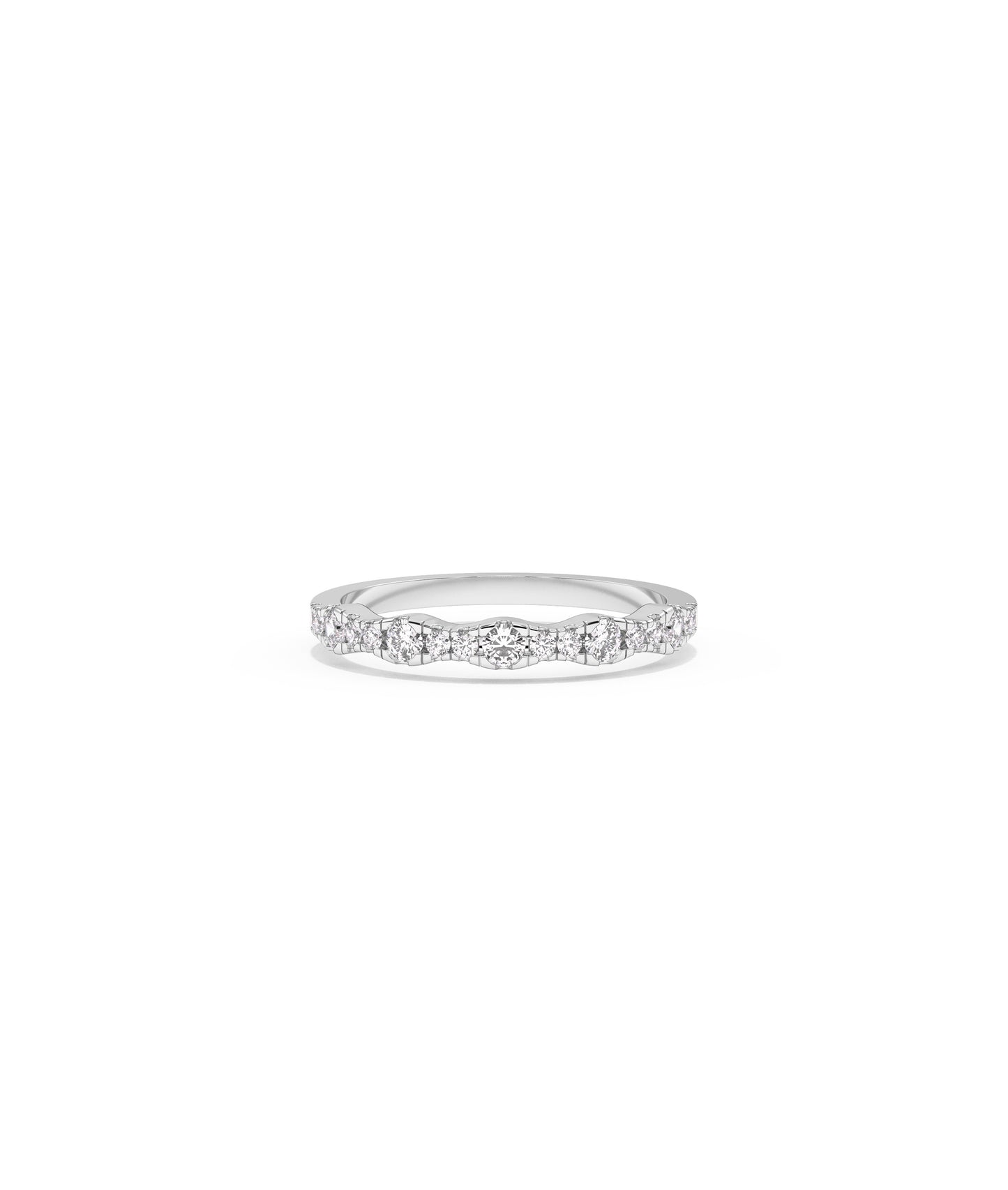 Graduating Diamond Band Ring | Diamond Band Rings 