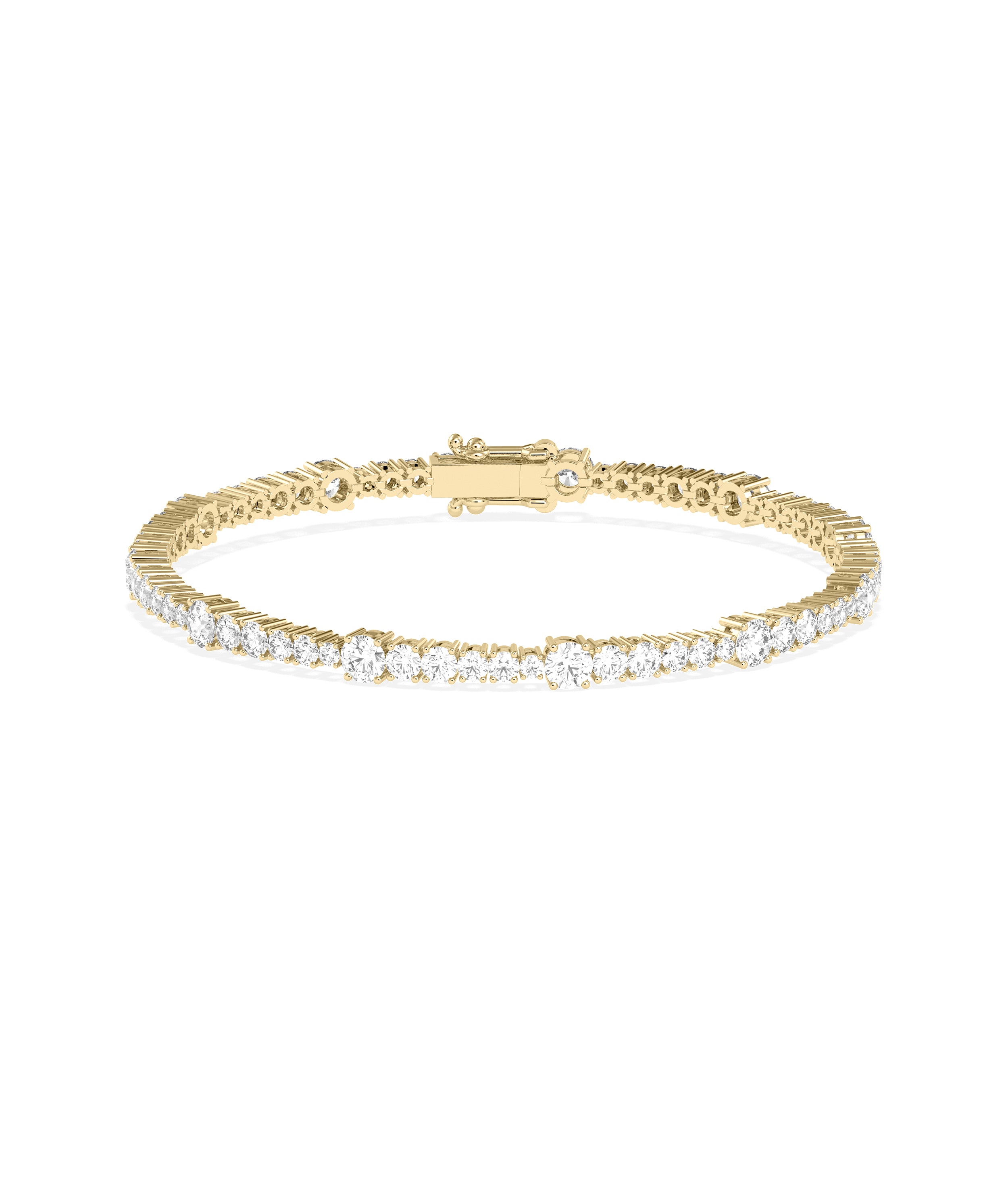 Diamond Cone Bangle Bracelet