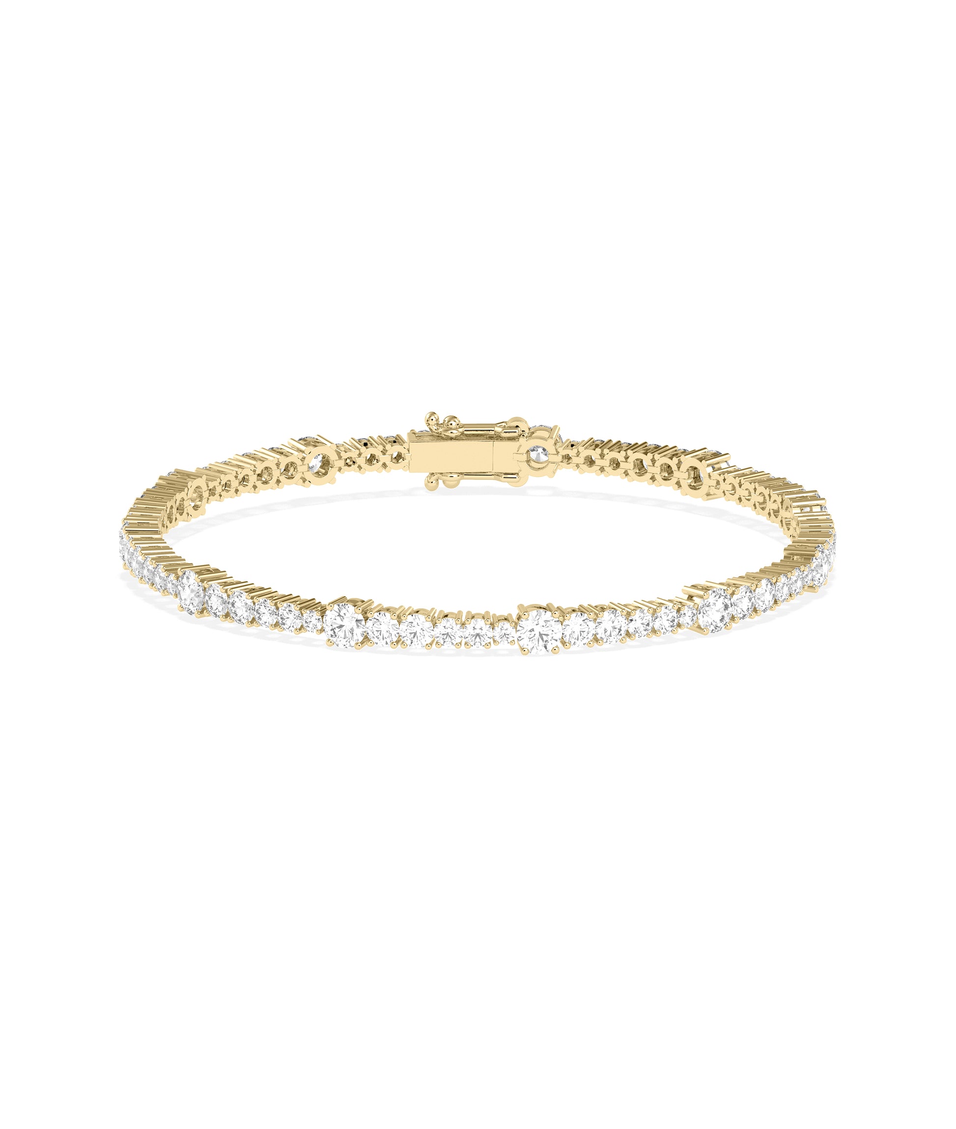 Diamond Cone Bangle Bracelet