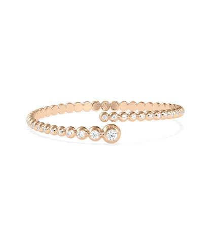 Diamond Bubble Bypass Bangle