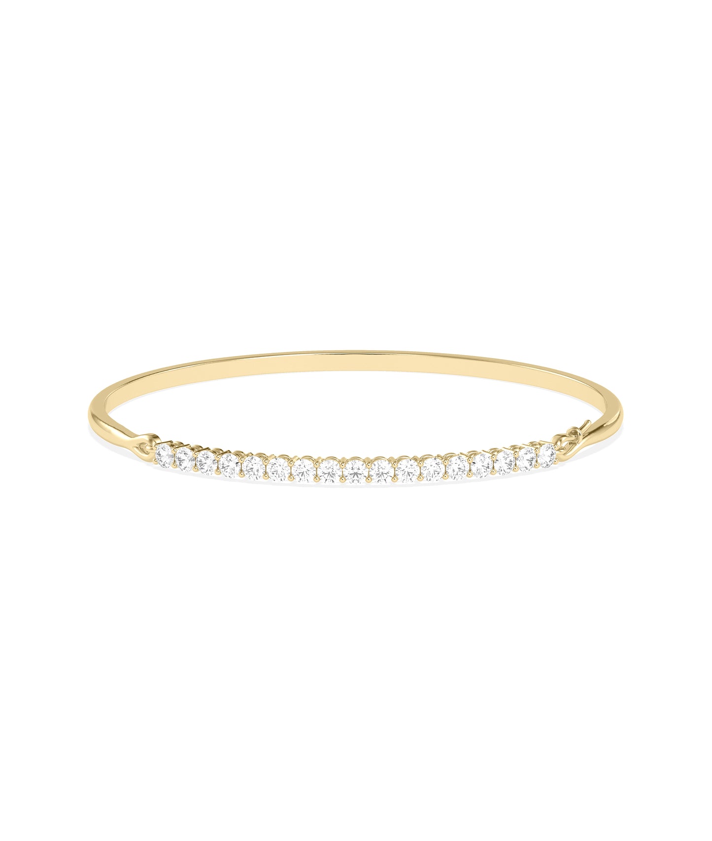 Diamond Line Bangle