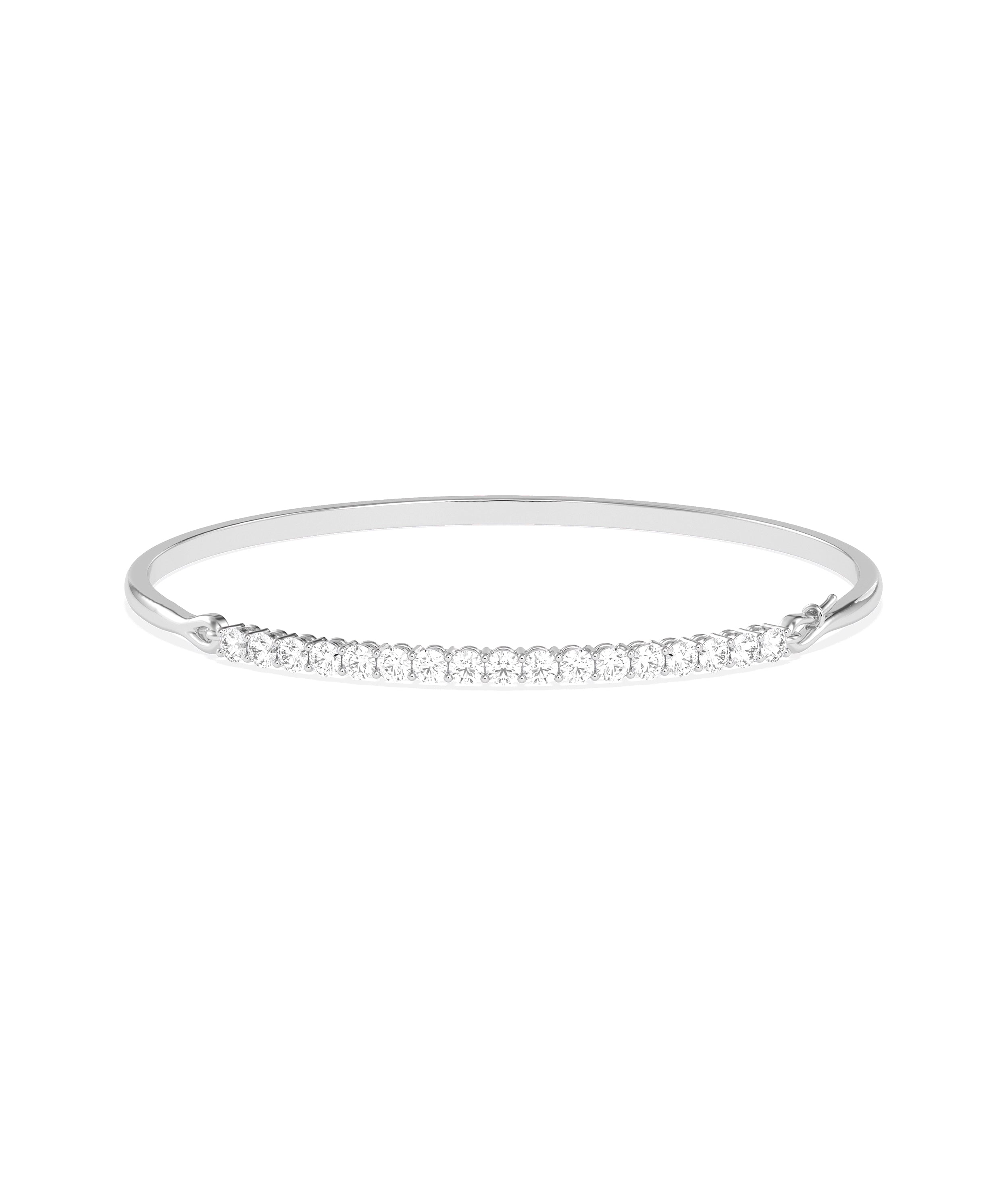 Diamond Line Bangle