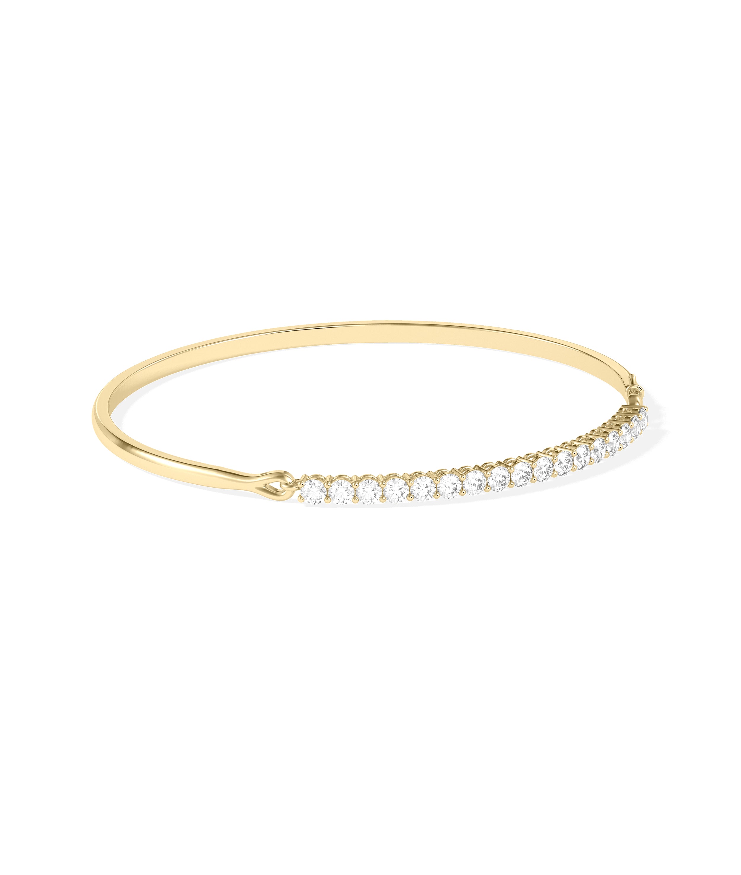 Diamond Line Bangle