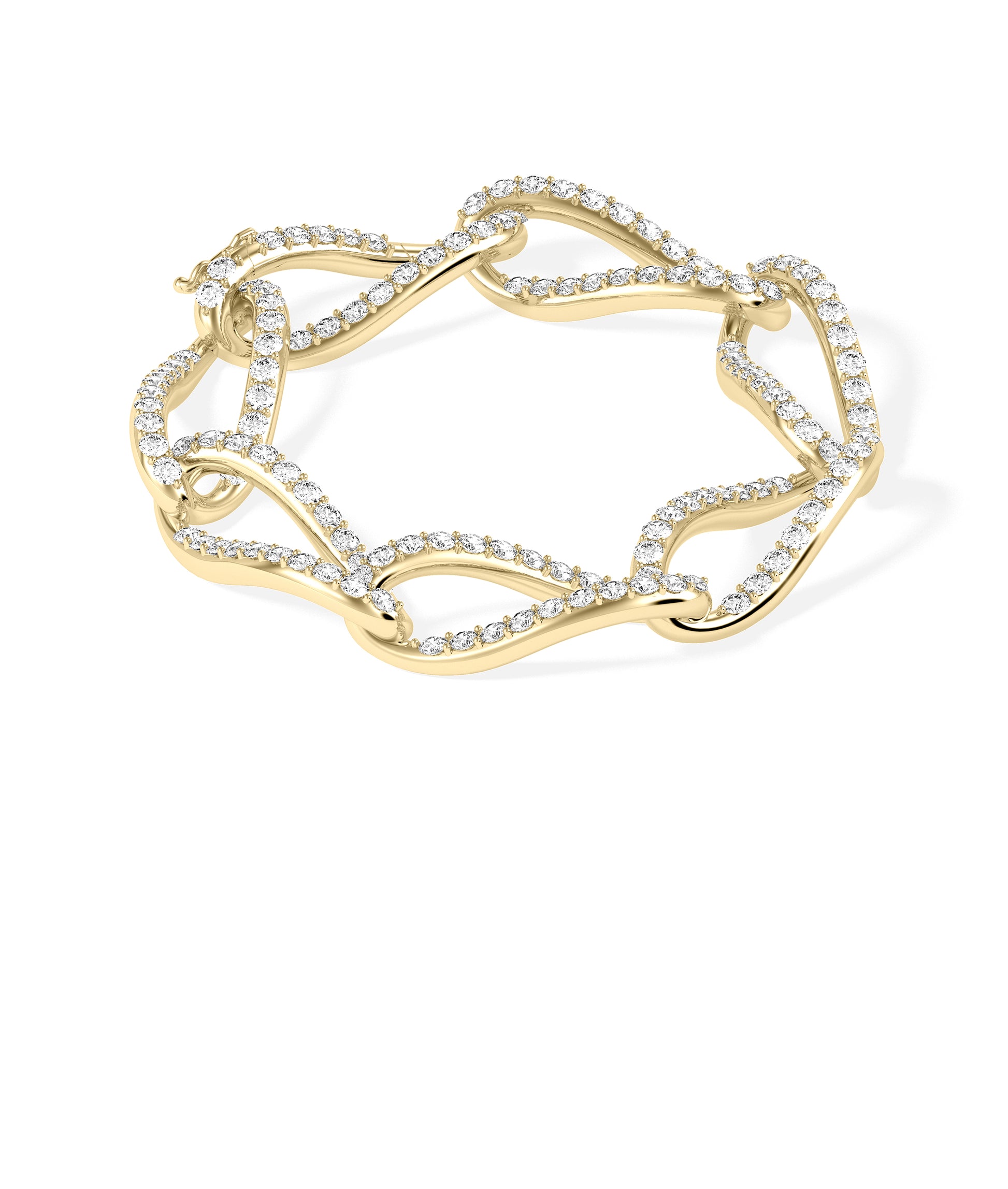 Diamond Pave Link Bracelet | Diamond Bracelets For Women