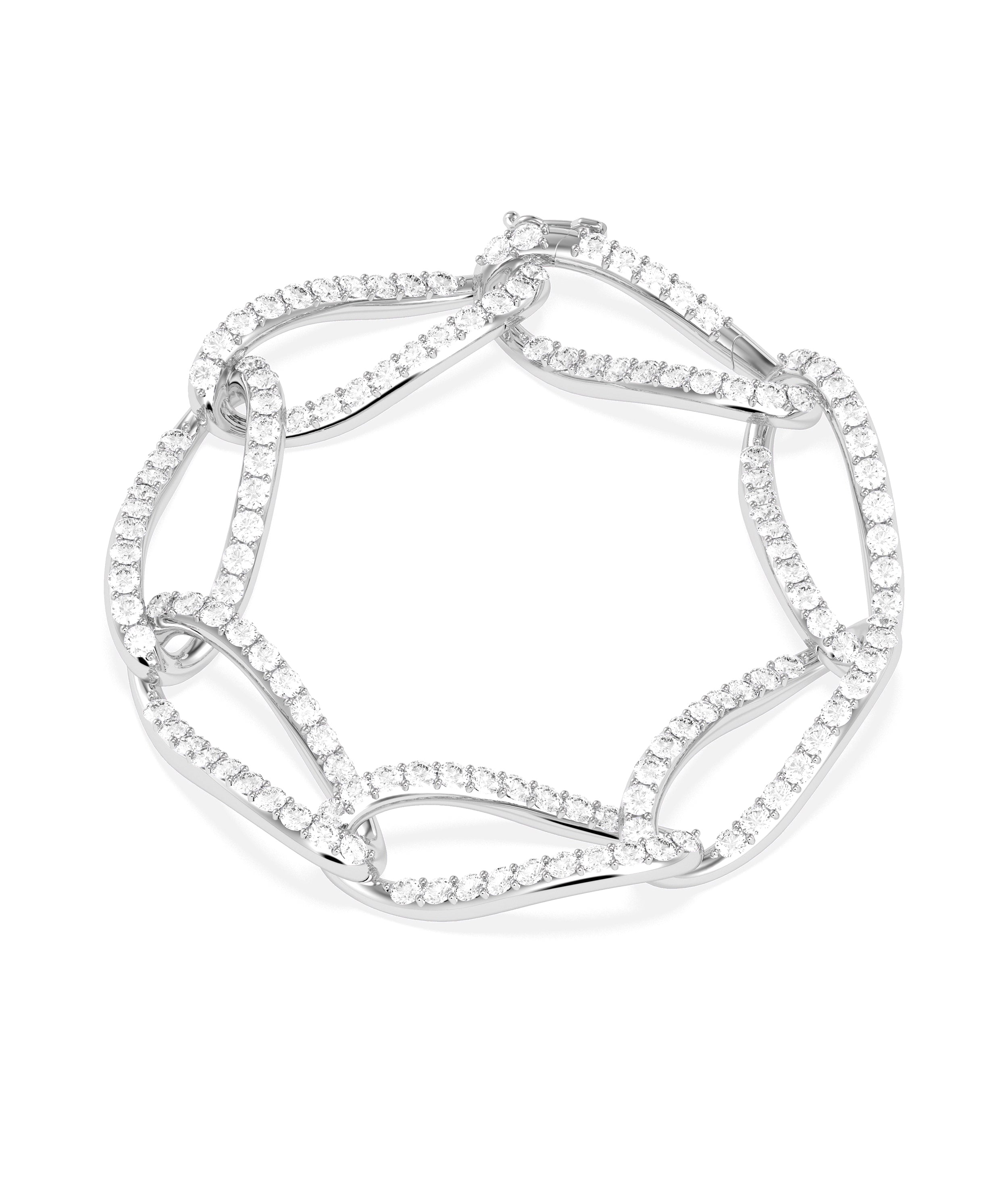 Diamond Pave Link Bracelet | Diamond Bracelets For Women