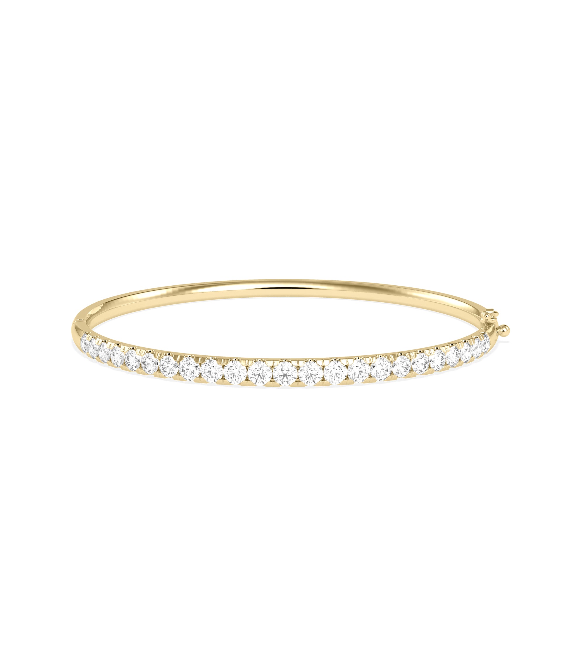 Diamond Single Line Bangle | Diamond Bangle Bracelet