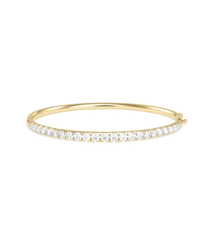 Diamond Single Line Bangle | Diamond Bangle Bracelet