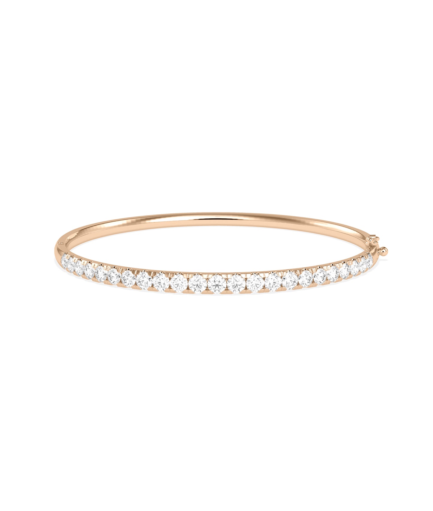 Diamond Single Line Bangle | Diamond Bangle Bracelet