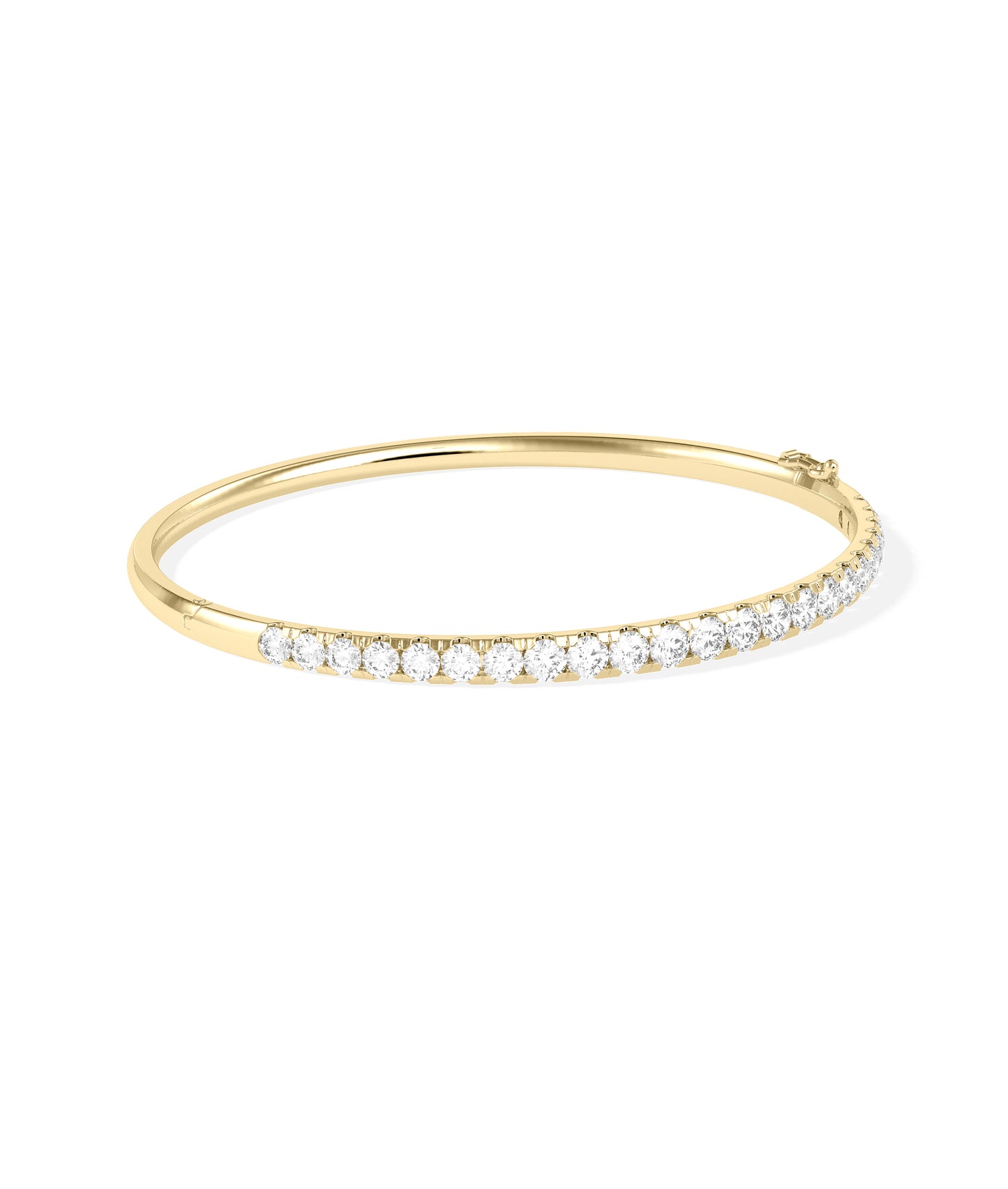 Diamond Single Line Bangle | Diamond Bangle Bracelet