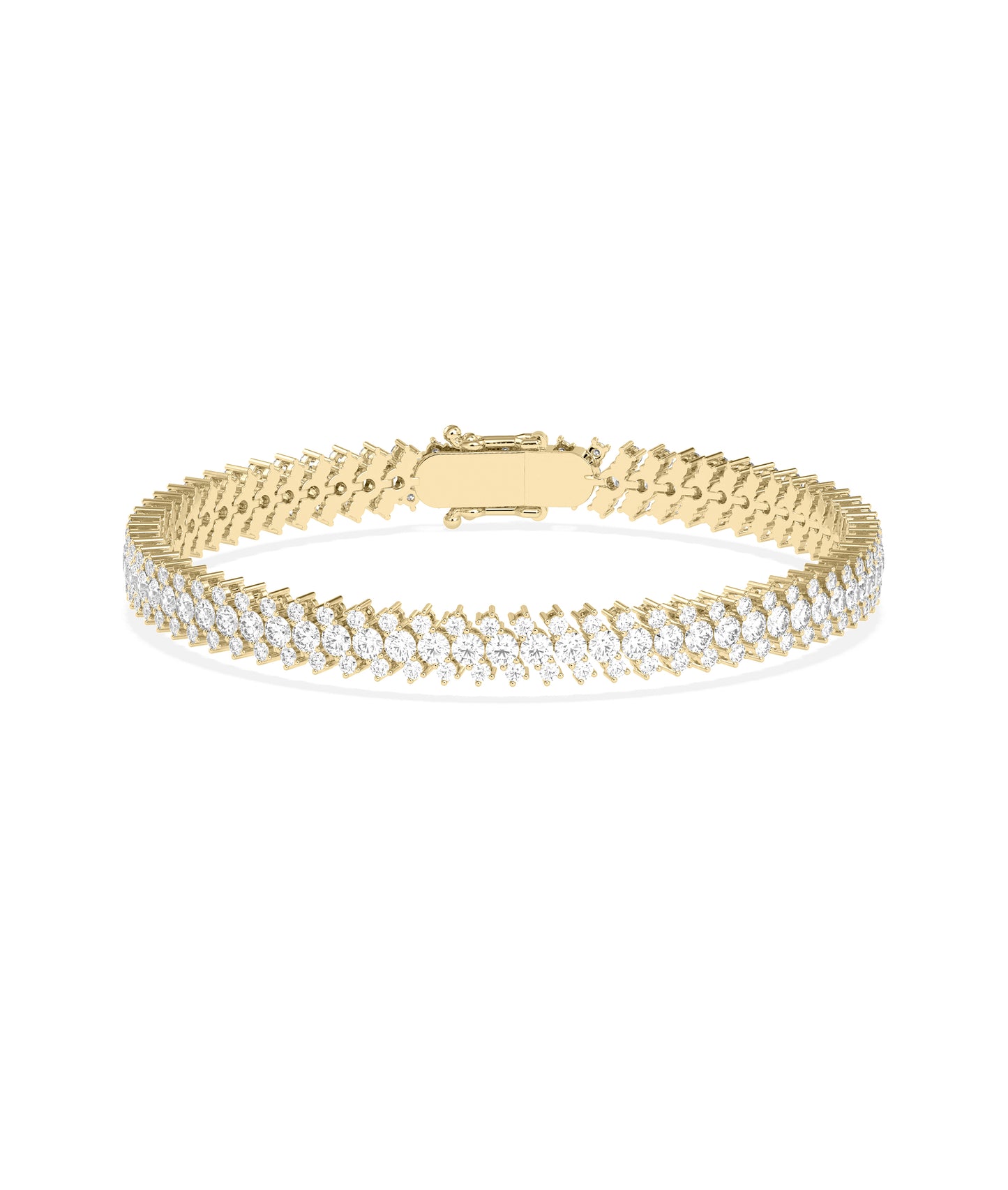 3 Row Diamond Bracelet | Everyday Jewelry