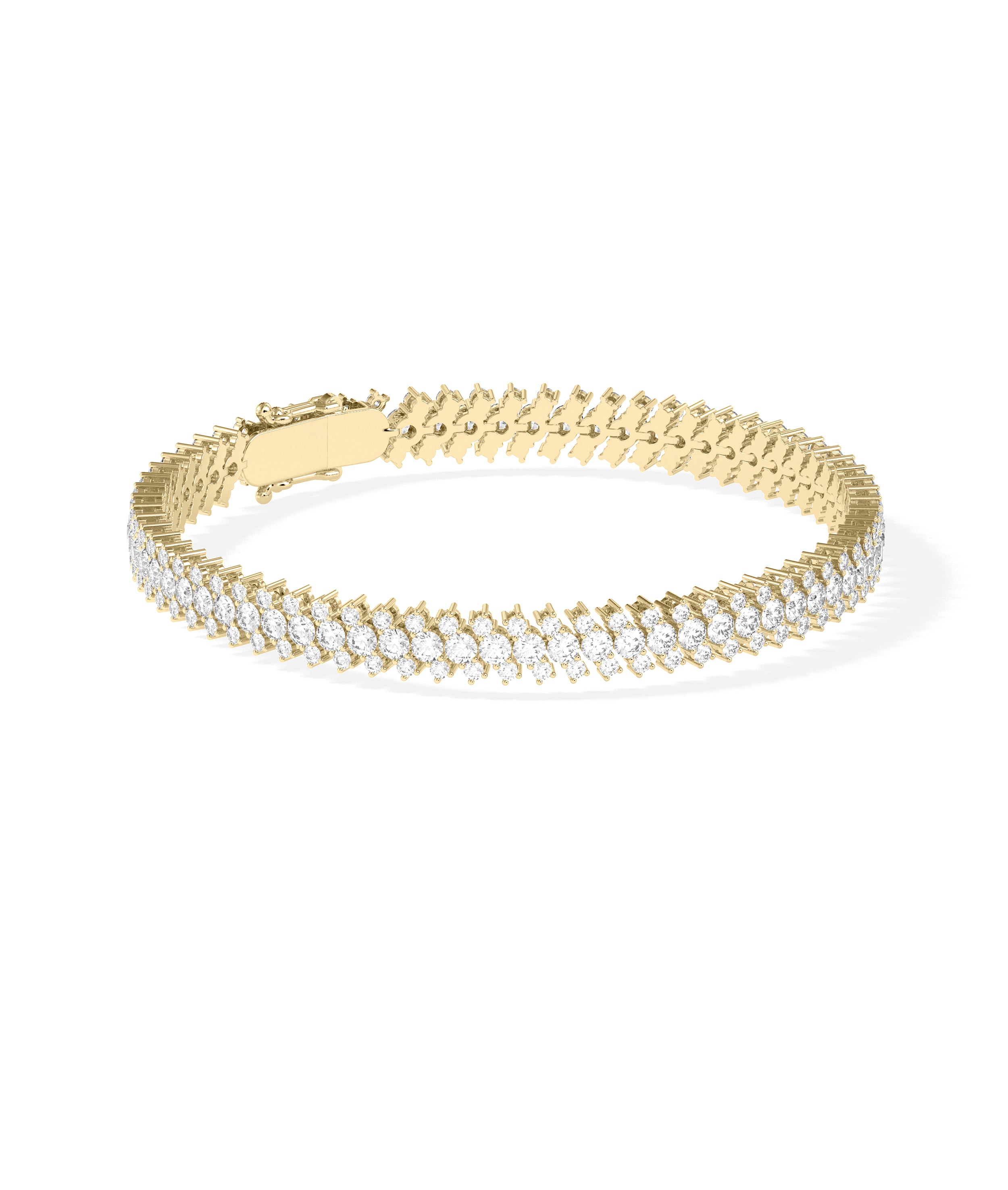 3 Row Diamond Bracelet | Everyday Jewelry