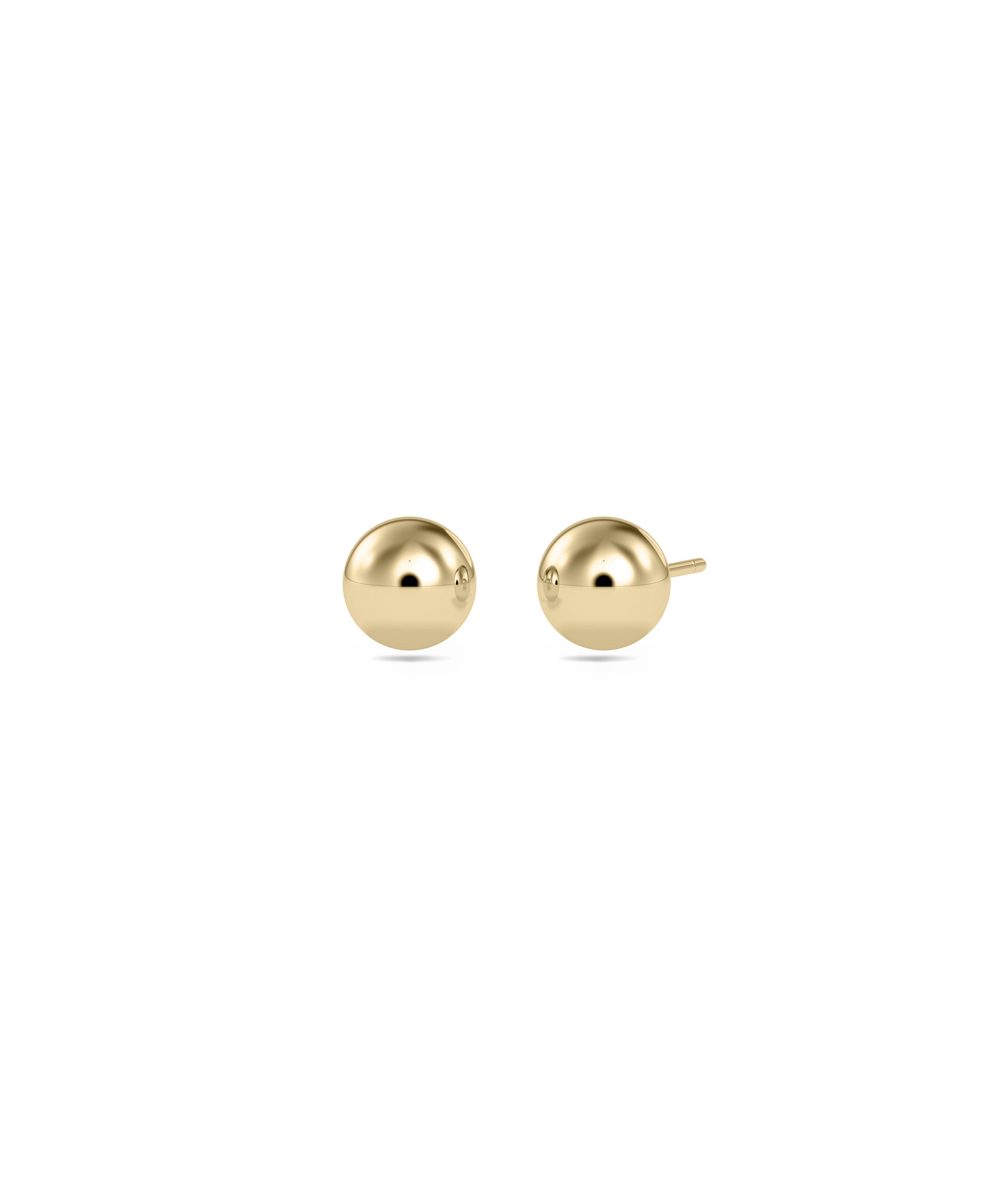 Gold Bubble Stud Earrings | Everyday Jewelry