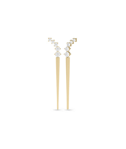 Diamond Dangle Earrings - Perfect for Any Occasion